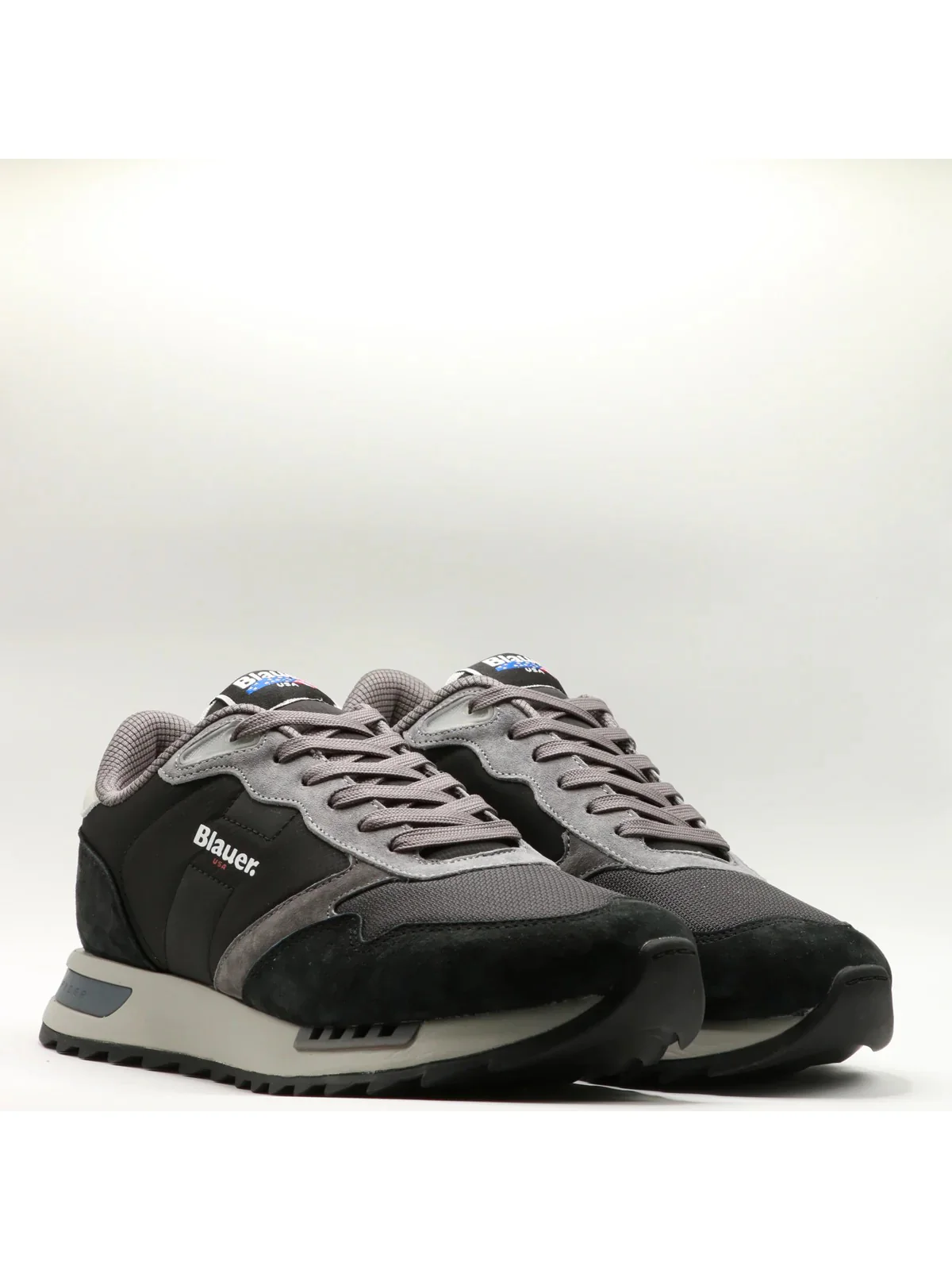 BLAUER Sneaker Uomo Ryder F5RYDER01/NYN BLK/GRY BLACK/GREY - Image 2