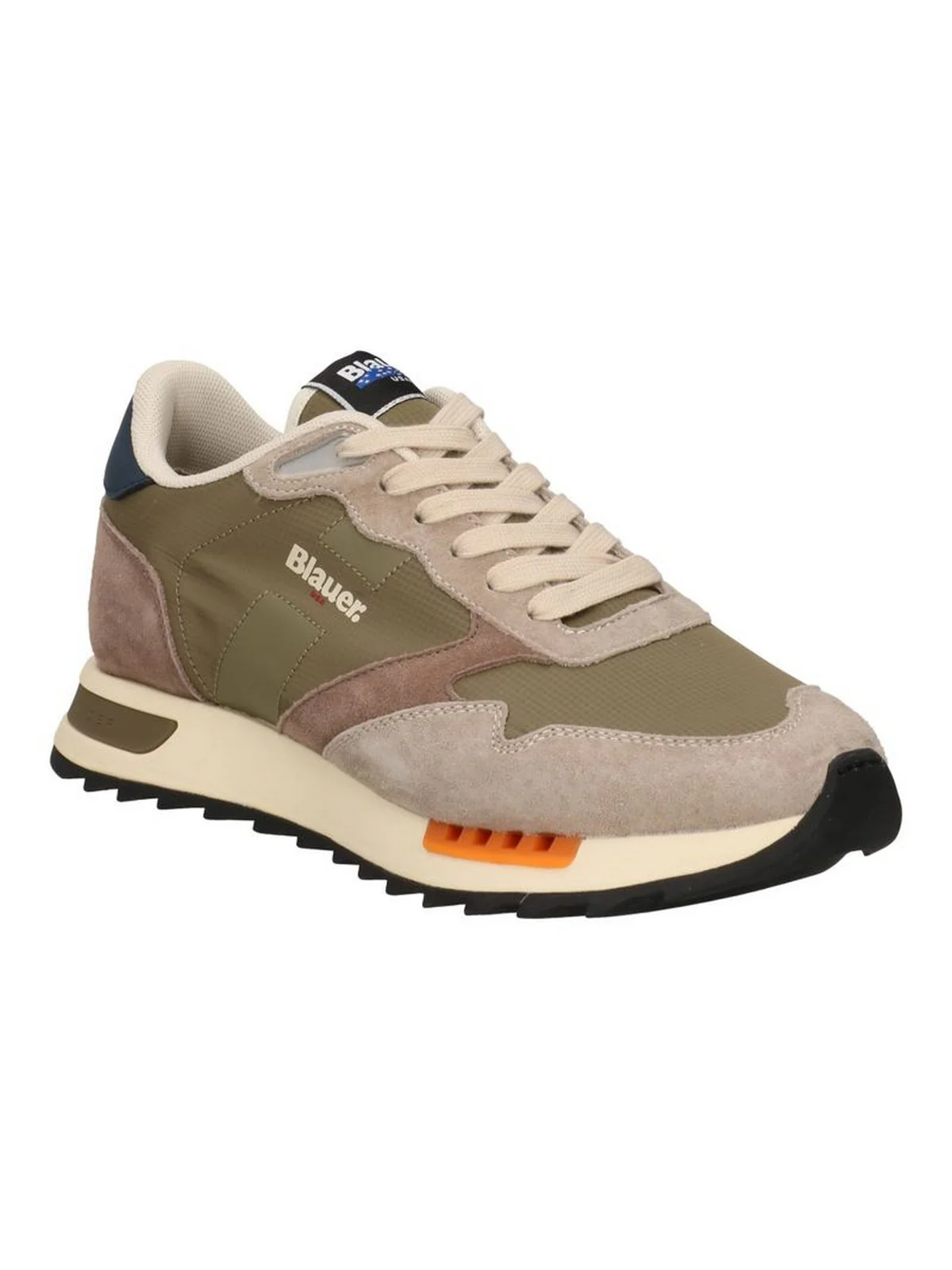 BLAUER Sneaker Uomo RYDER01 S6RYDER01/NYS BEI/MIL BEIGE/MILITARY - Image 6