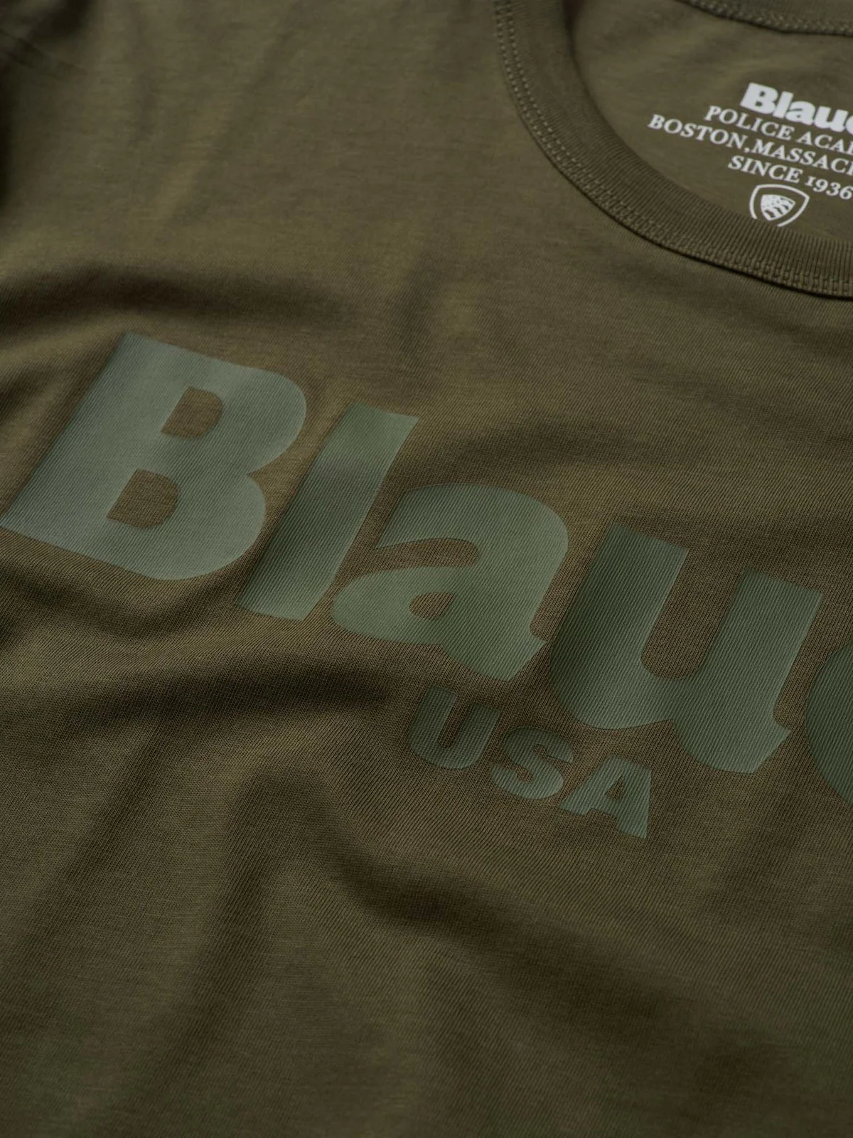 BLAUER T-Shirt e Polo Uomo  24SBLUH02142 004547 685 Verde - Image 3