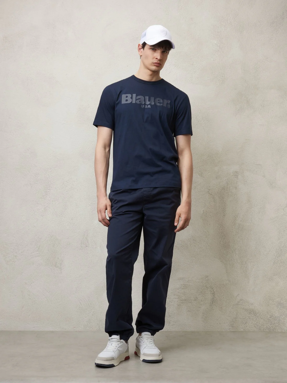 BLAUER T-Shirt e Polo Uomo 24SBLUH02142 004547 888 Blu - Image 3