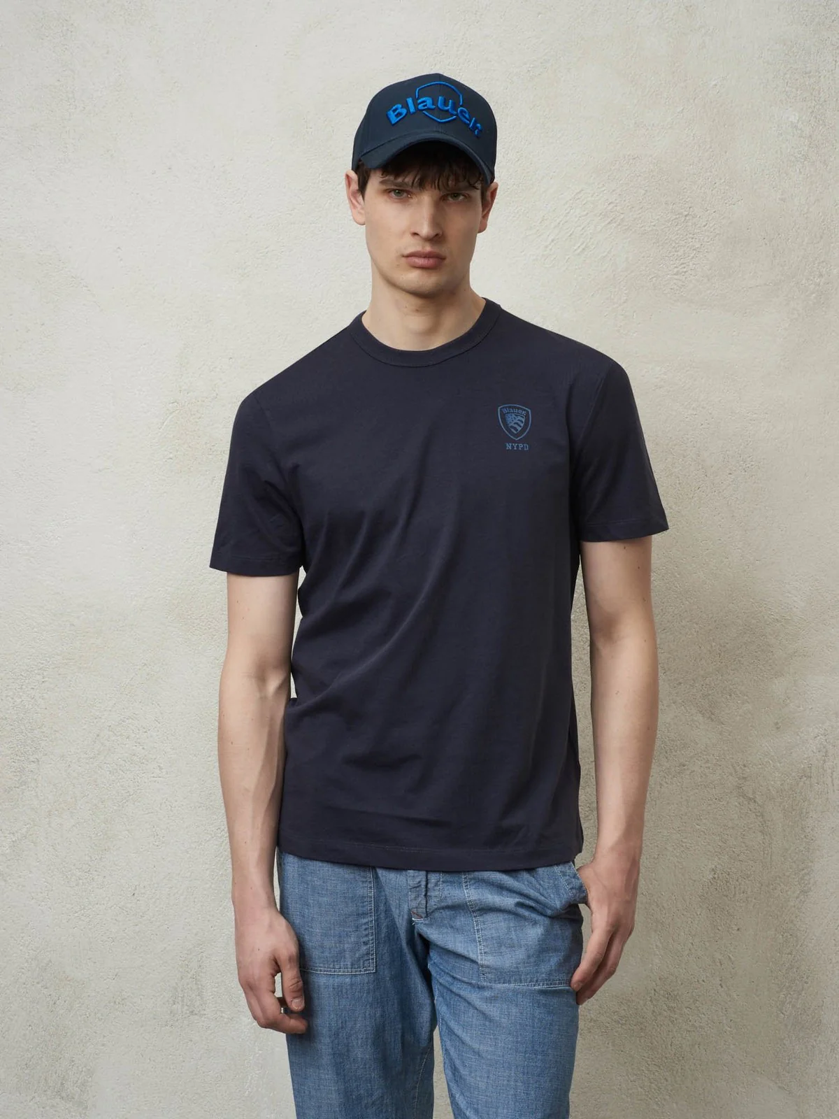 BLAUER T-Shirt e Polo Uomo  24SBLUH02143 004547 888 Blu - Image 2