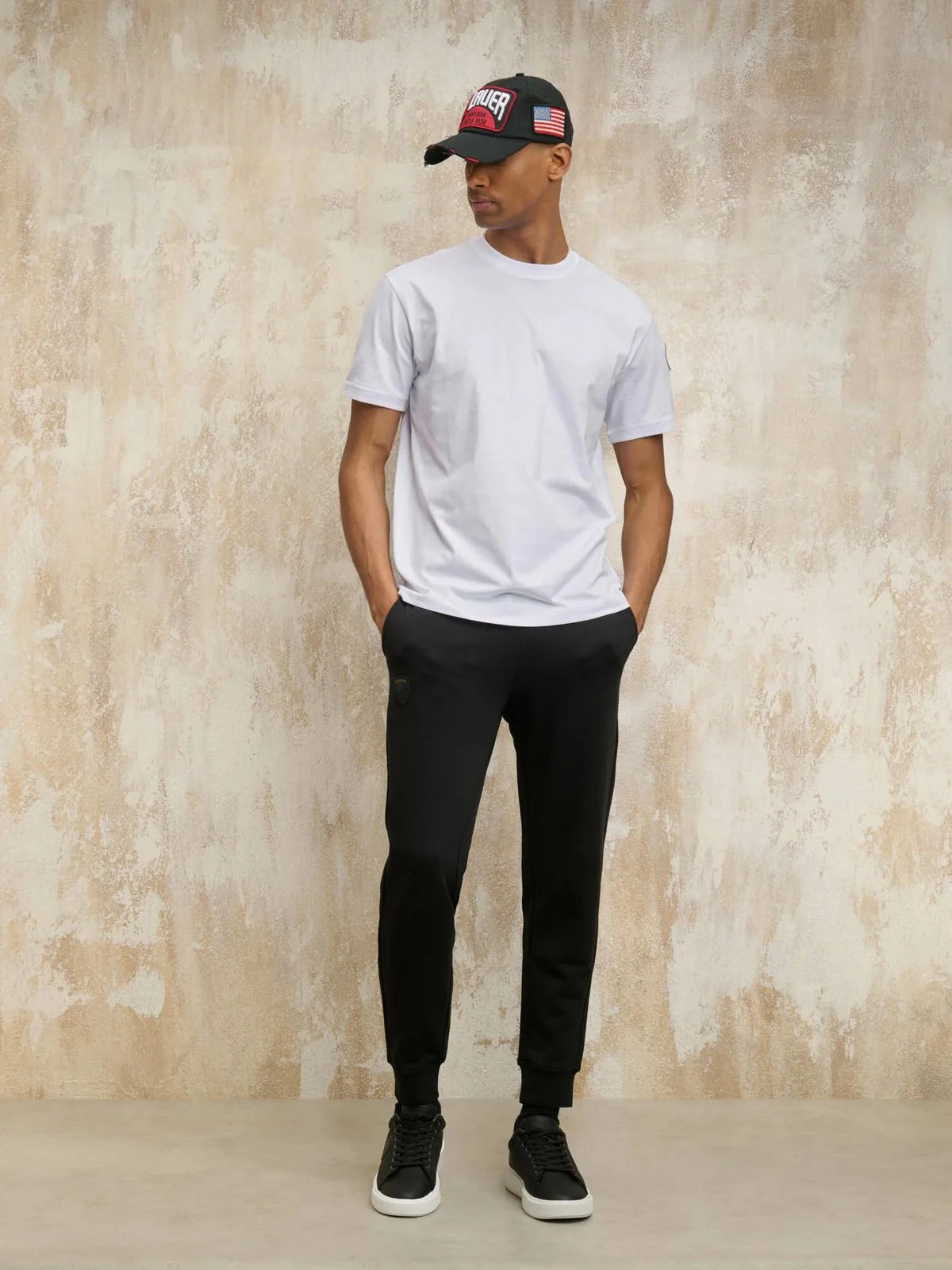 BLAUER T-shirt Uomo Anthony 25SBLUH02275 007100 100 Bianco - Image 4