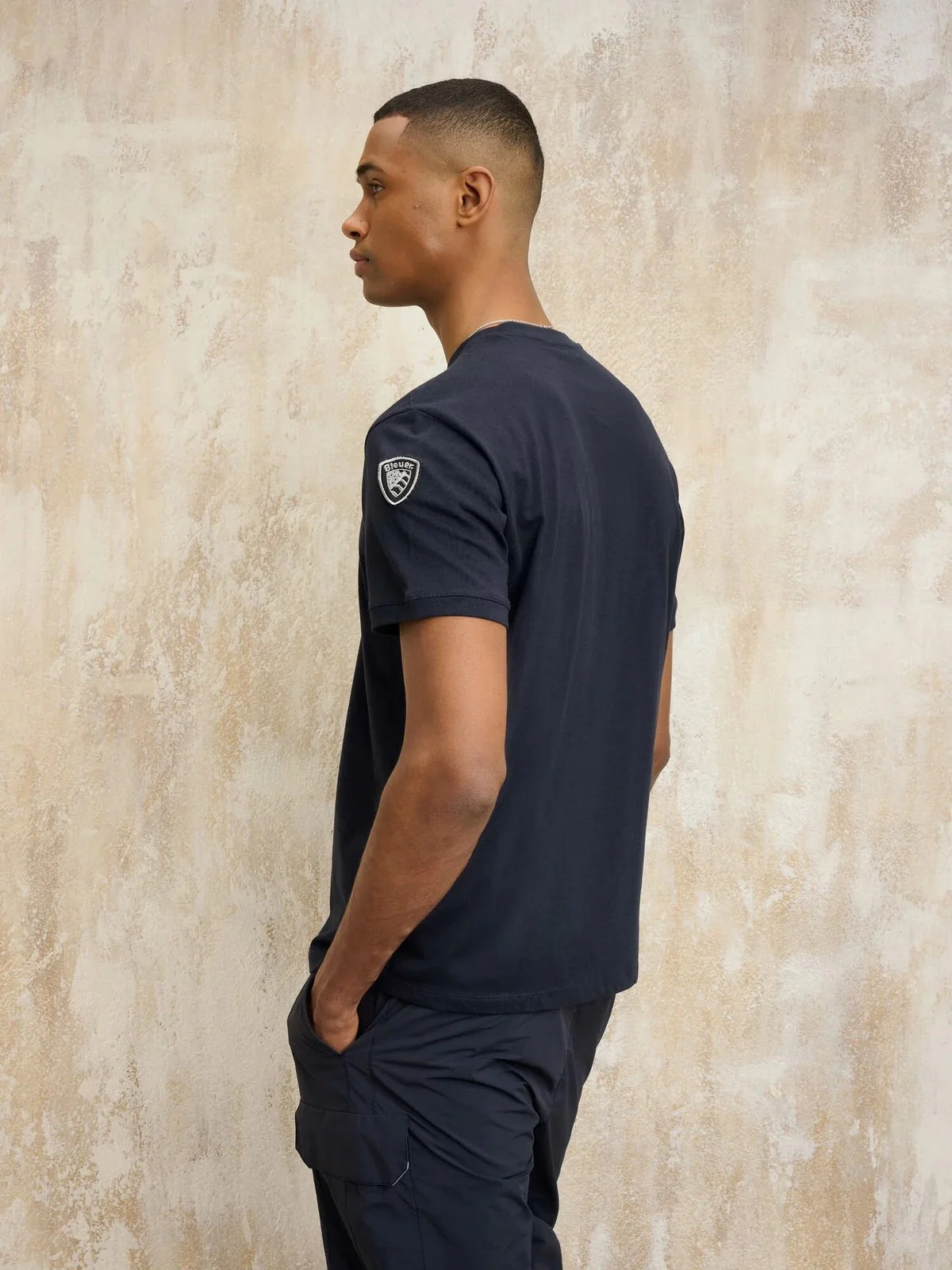 BLAUER T-shirt Uomo Anthony 25SBLUH02275 007100 888 Blu - Image 3
