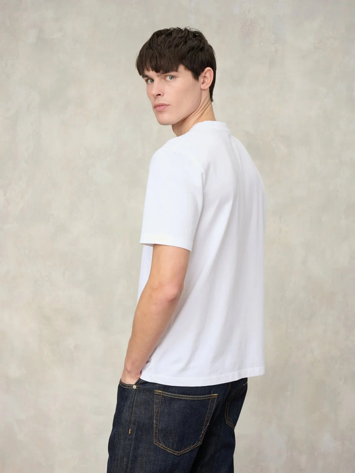 BLAUER T-shirt Uomo ATHENS 26SBLUH02306 007440 100 BIANCO OTTICO - Image 3