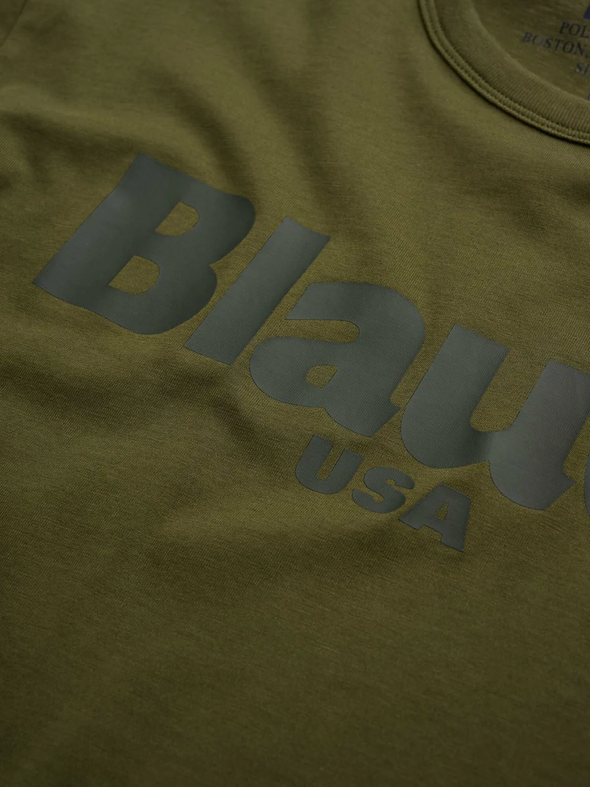 BLAUER T-shirt Uomo BOURNE 25SBLUH02191 004547 647 Verde - Image 5