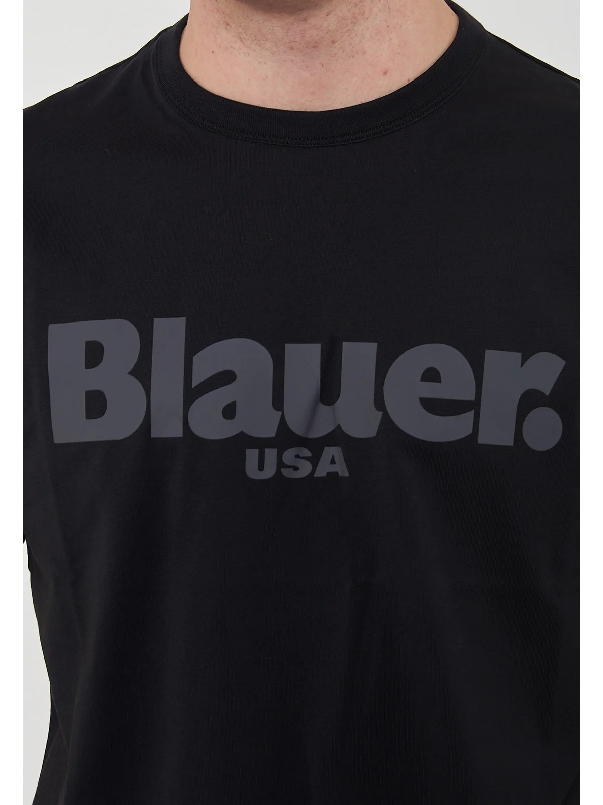 BLAUER T-shirt Uomo BOURNE 25SBLUH02191 004547 999 NERO - Image 4