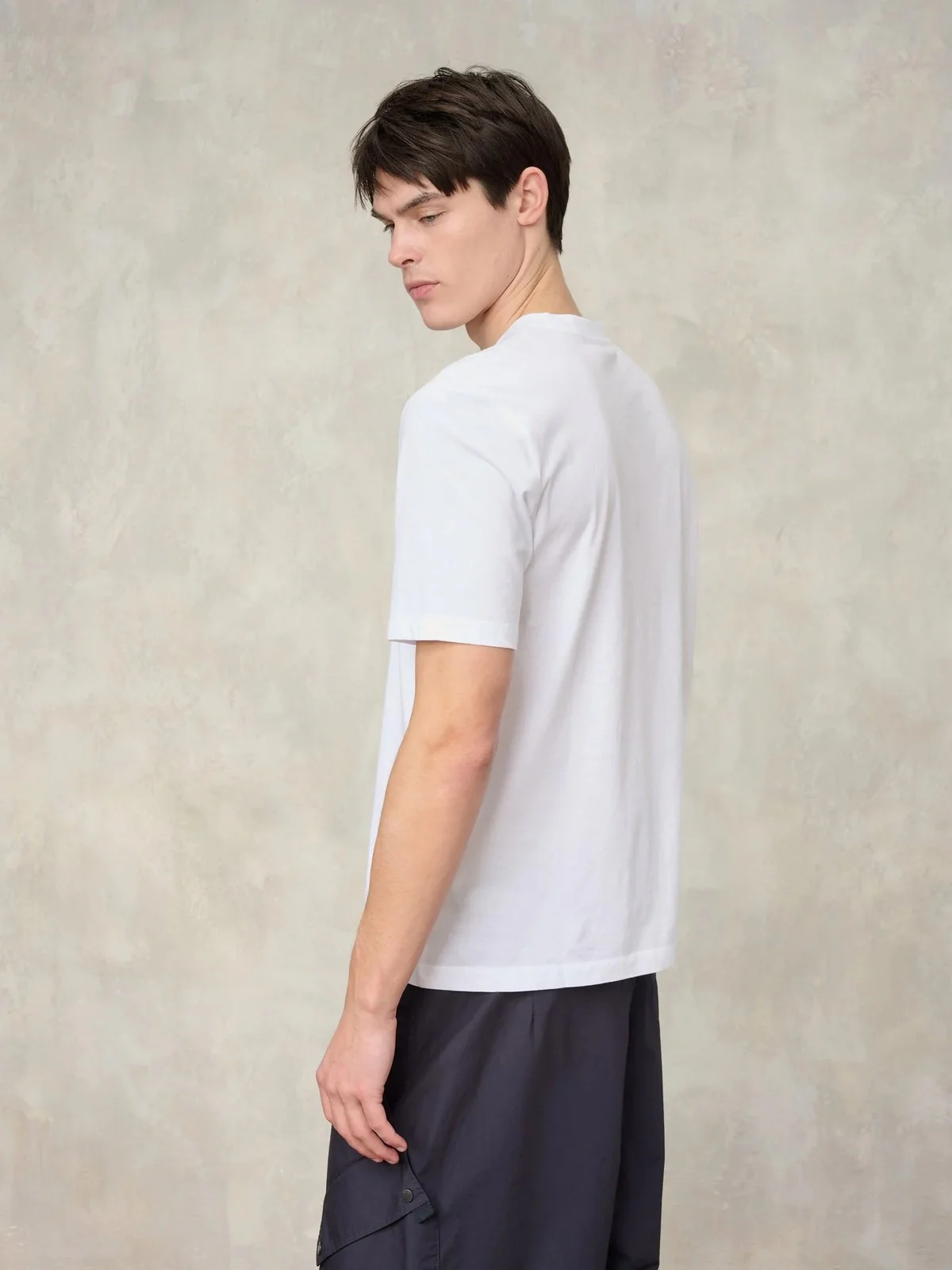 BLAUER T-shirt Uomo ERROL 26SBLUH02300 007439 100 BIANCO OTTICO - Image 3