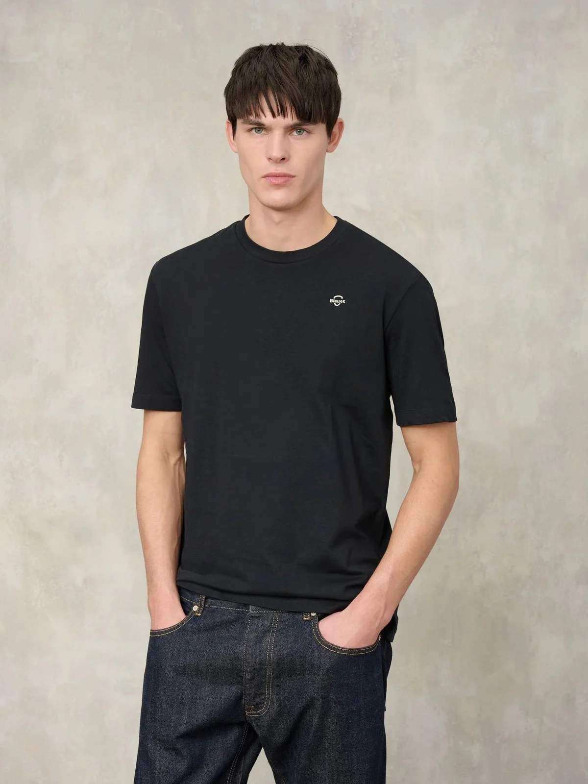 BLAUER T-shirt Uomo ERROL 26SBLUH02300 007439 999 Nero - Image 4