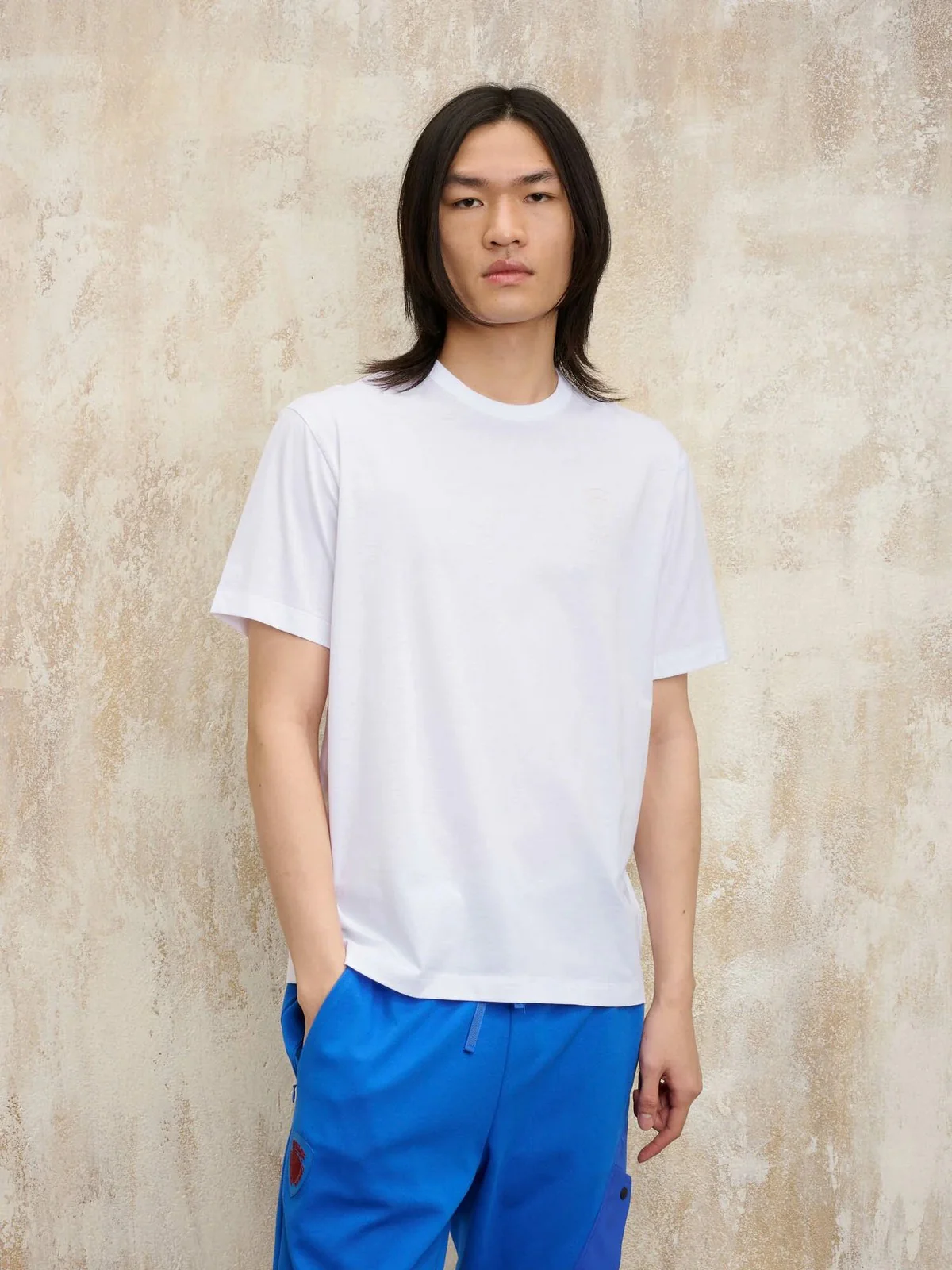 BLAUER T-shirt Uomo EUTAW 25SBLUH02193 004547 100 Bianco - Image 4
