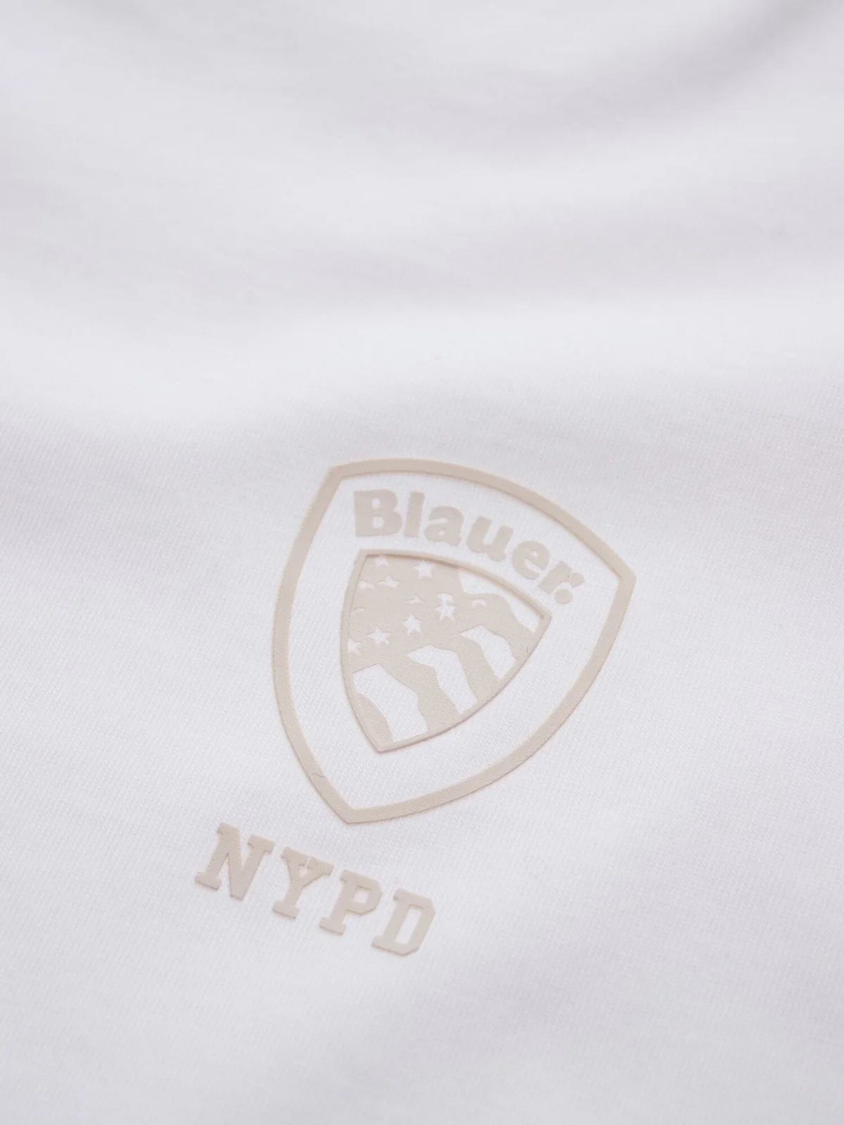 BLAUER T-shirt Uomo EUTAW 25SBLUH02193 004547 100 Bianco - Image 5