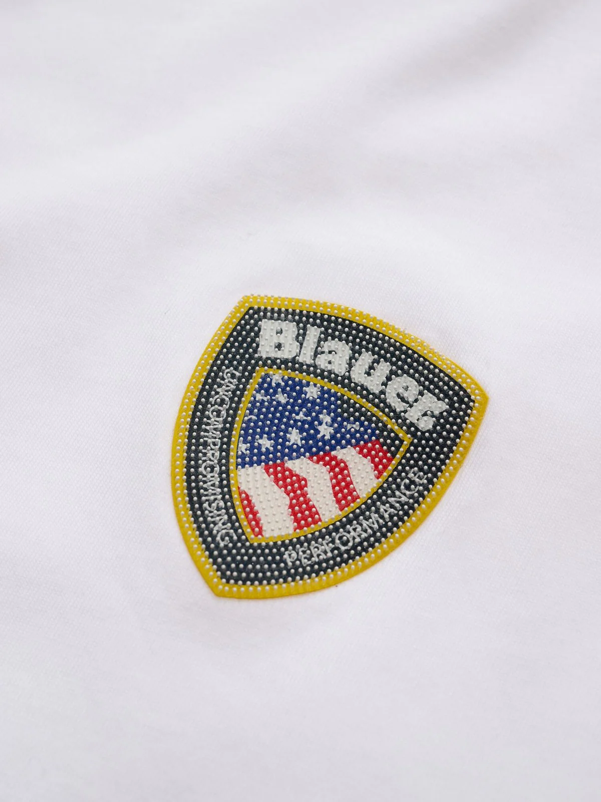 BLAUER T-shirt Uomo FAXON 25SBLUH02194 004547 100 Bianco - Image 5