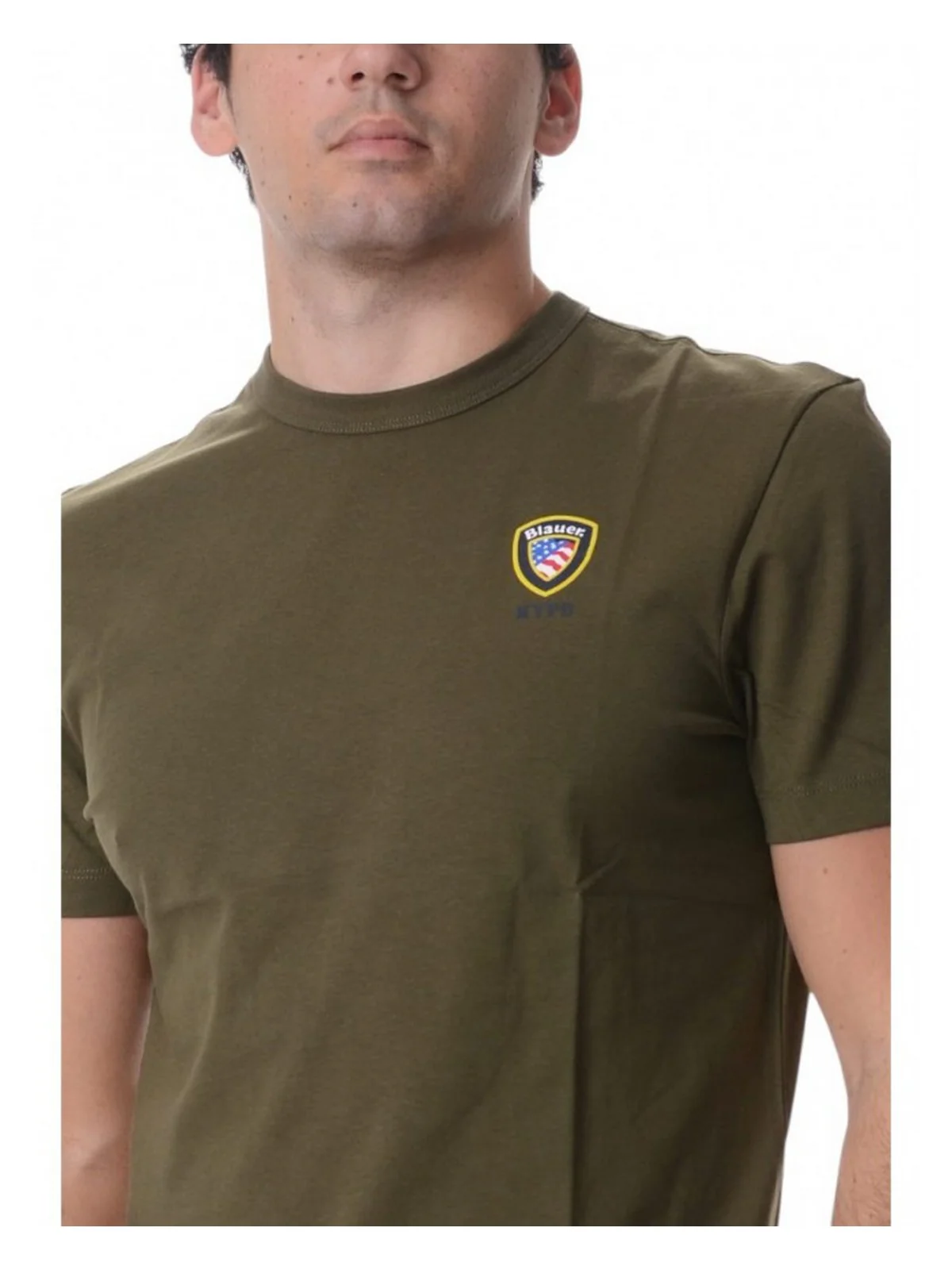 BLAUER T-shirt Uomo FAXON 25SBLUH02194 004547 647 Verde - Image 2