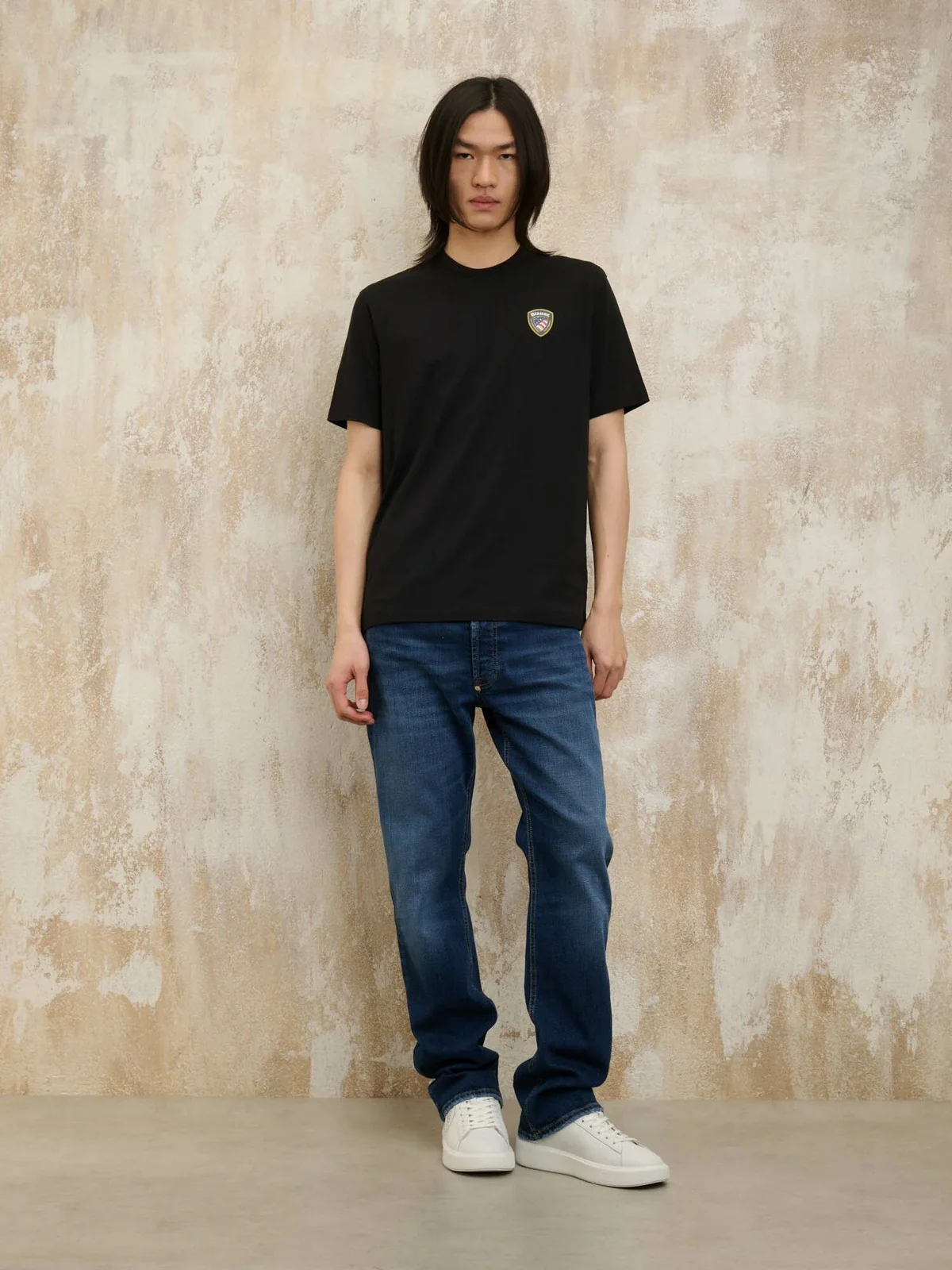 BLAUER T-shirt Uomo FAXON 25SBLUH02194 004547 999 Nero - Image 4