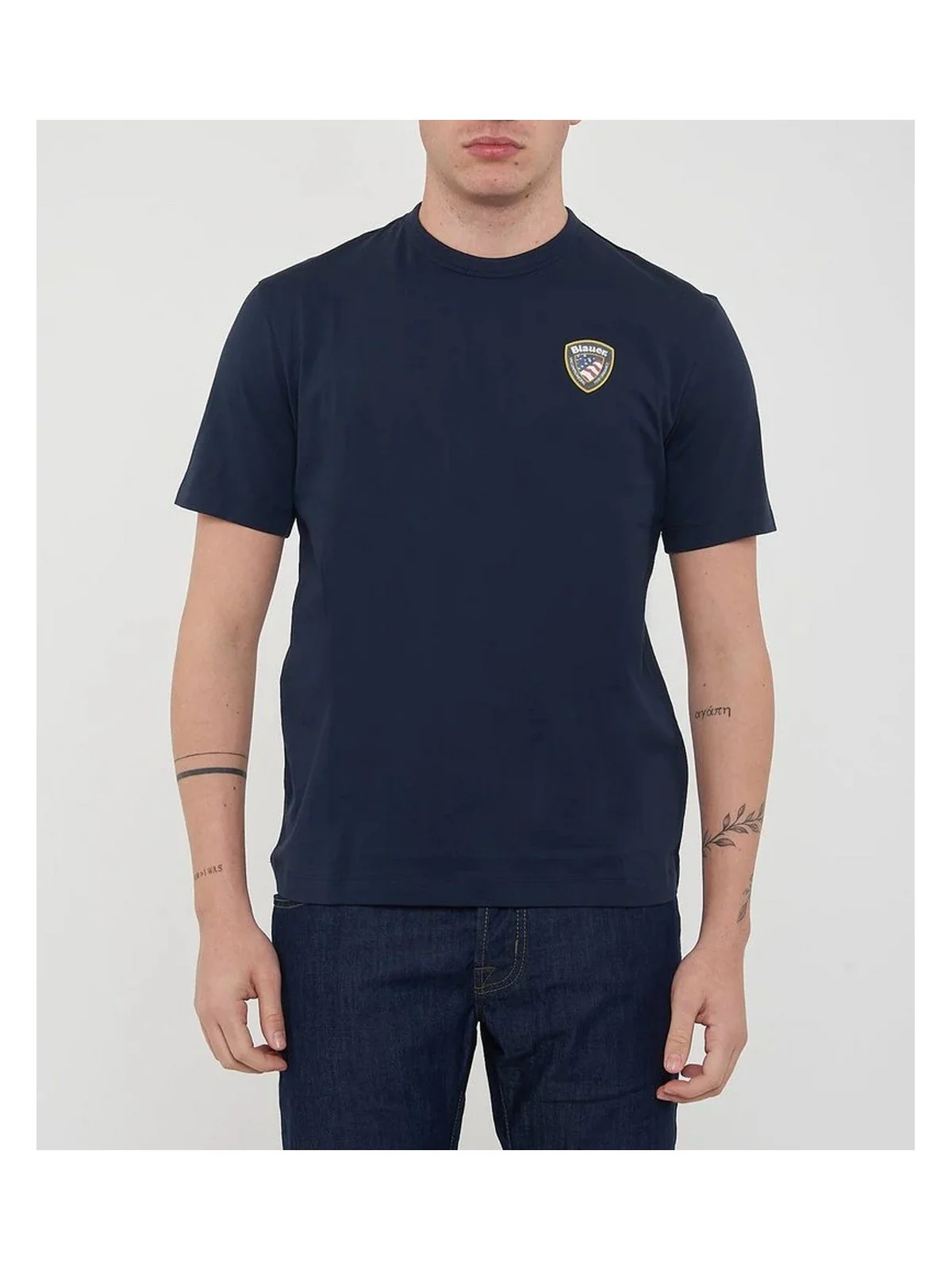 BLAUER T-shirt Uomo FAXON 26SBLUH02284 007480 888 Blu - Image 2