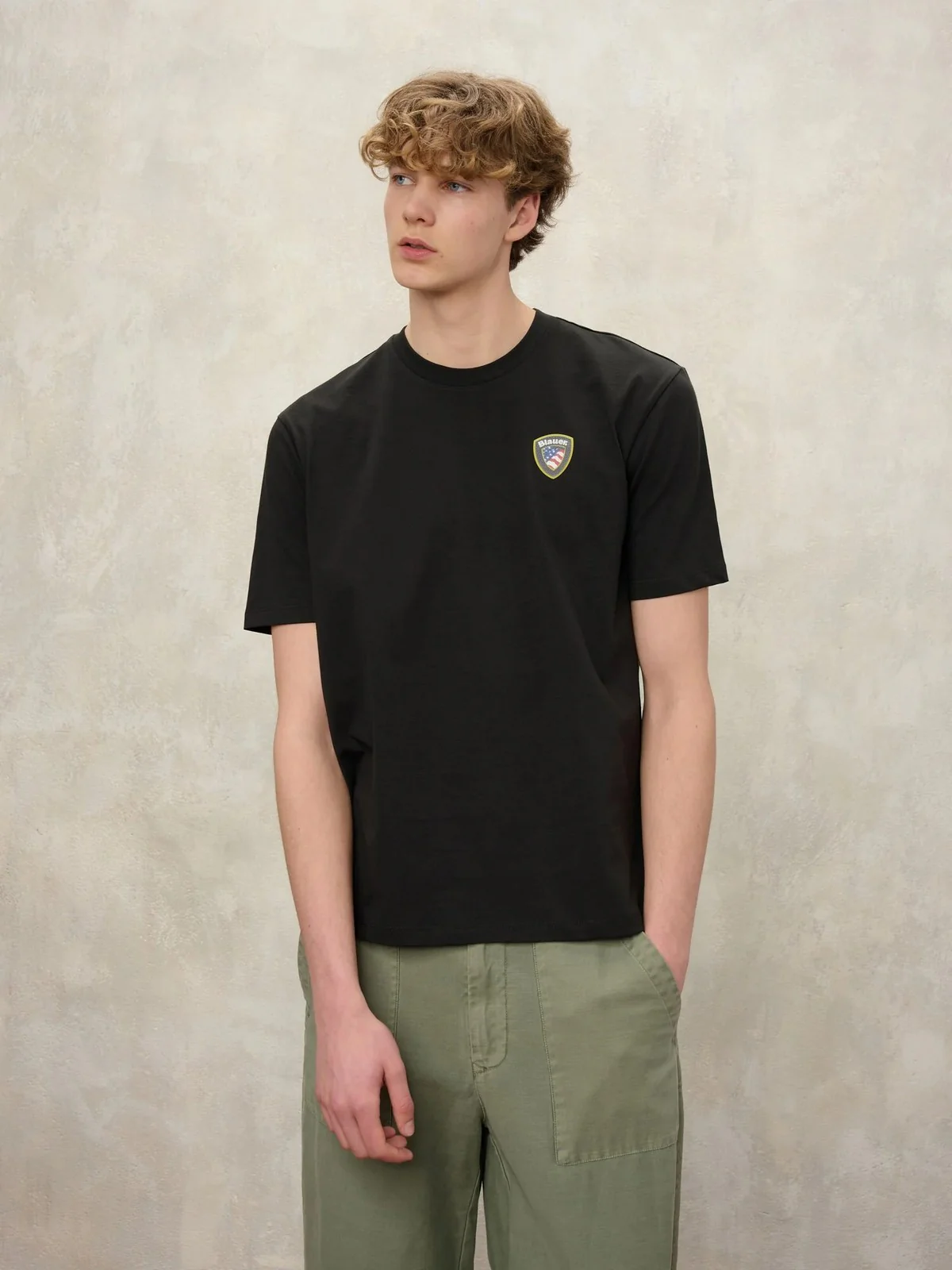 BLAUER T-shirt Uomo FAXON 26SBLUH02284 007480 999 Nero - Image 4