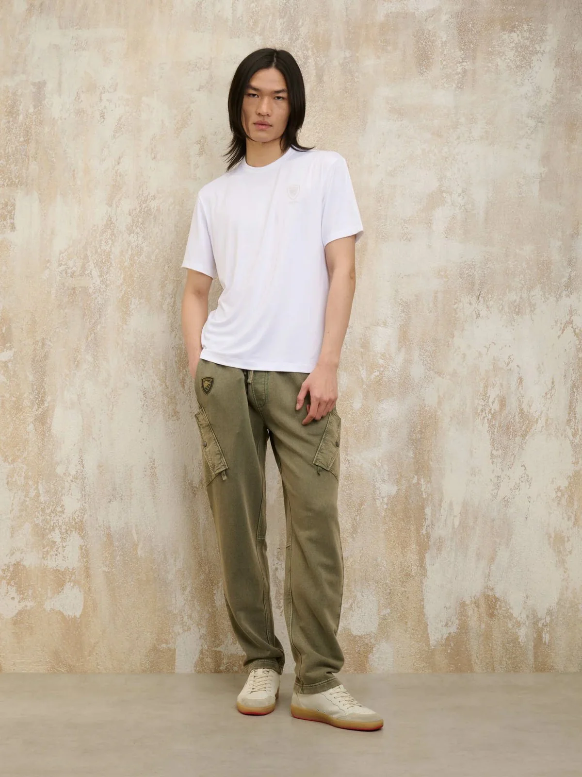 BLAUER T-shirt Uomo JASON 25SBLUH02108 006864 100 Bianco - Image 4