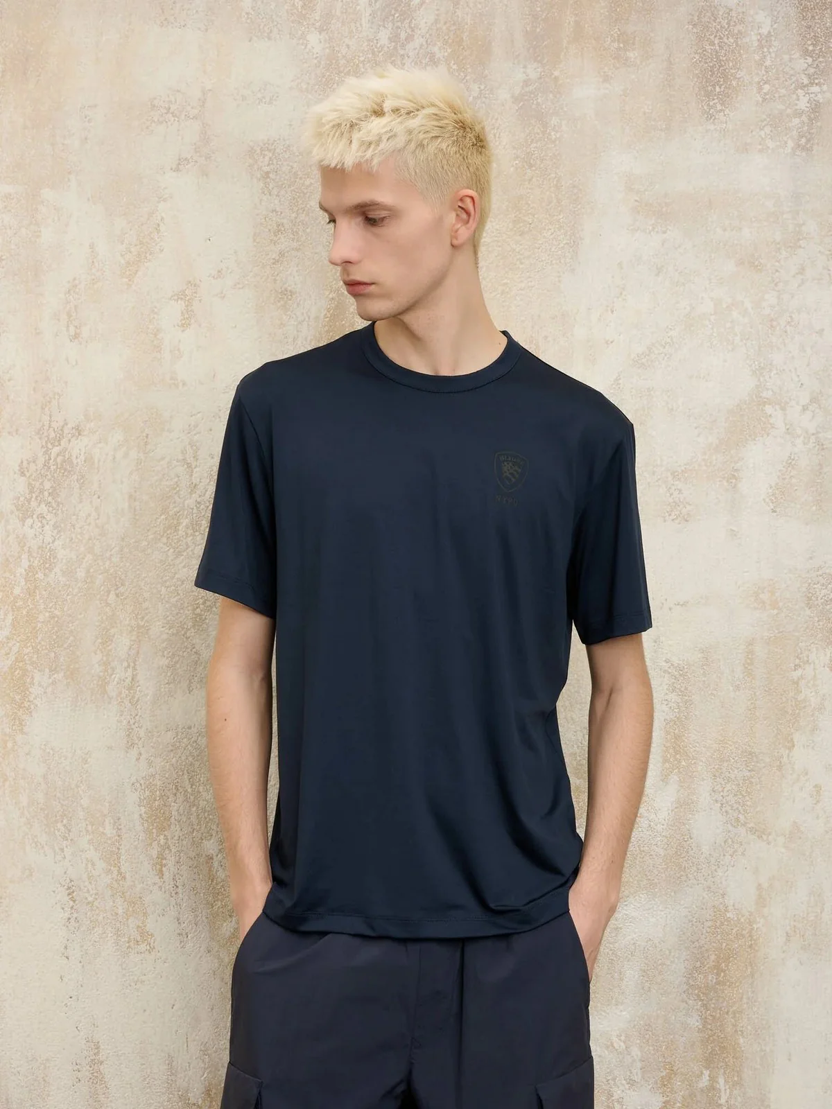BLAUER T-shirt Uomo JASON 25SBLUH02108 006864 888 Blu - Image 3