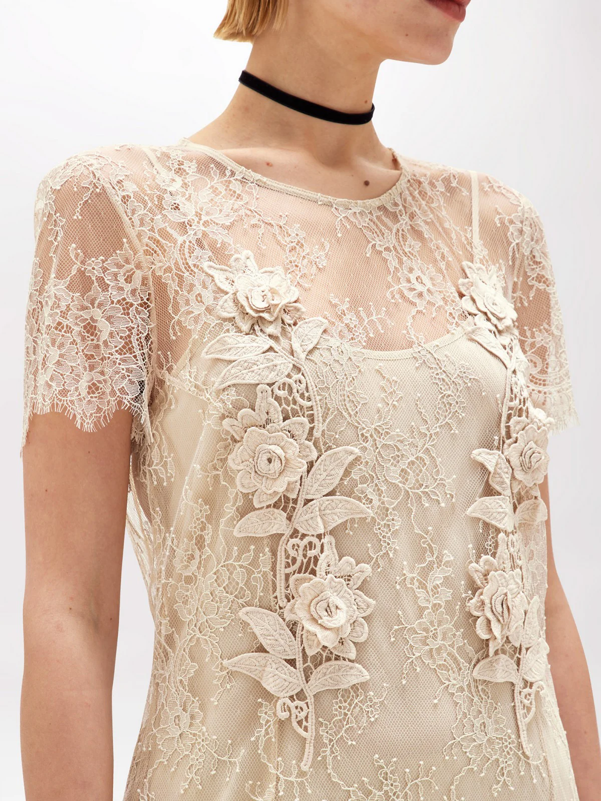 BLUGIRL Abito Donna  RA5111J4881 30907 Beige - Image 5