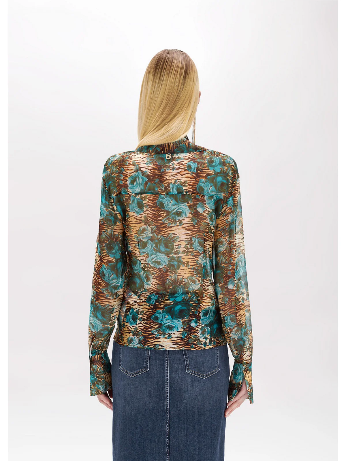 BLUGIRL Camicia Donna  RA4174T3079 N9208 Blu - Image 3