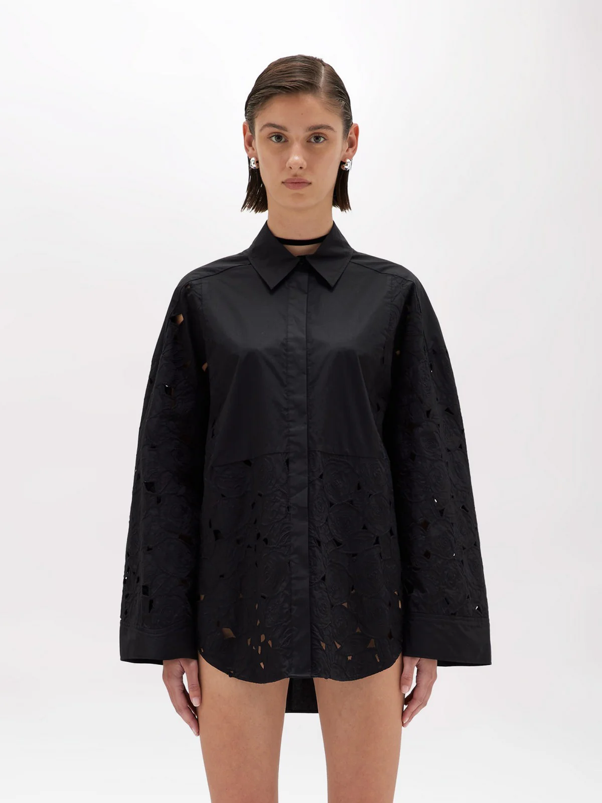 BLUGIRL Camicia Donna  RA5009TS246 22222 Nero - Image 3
