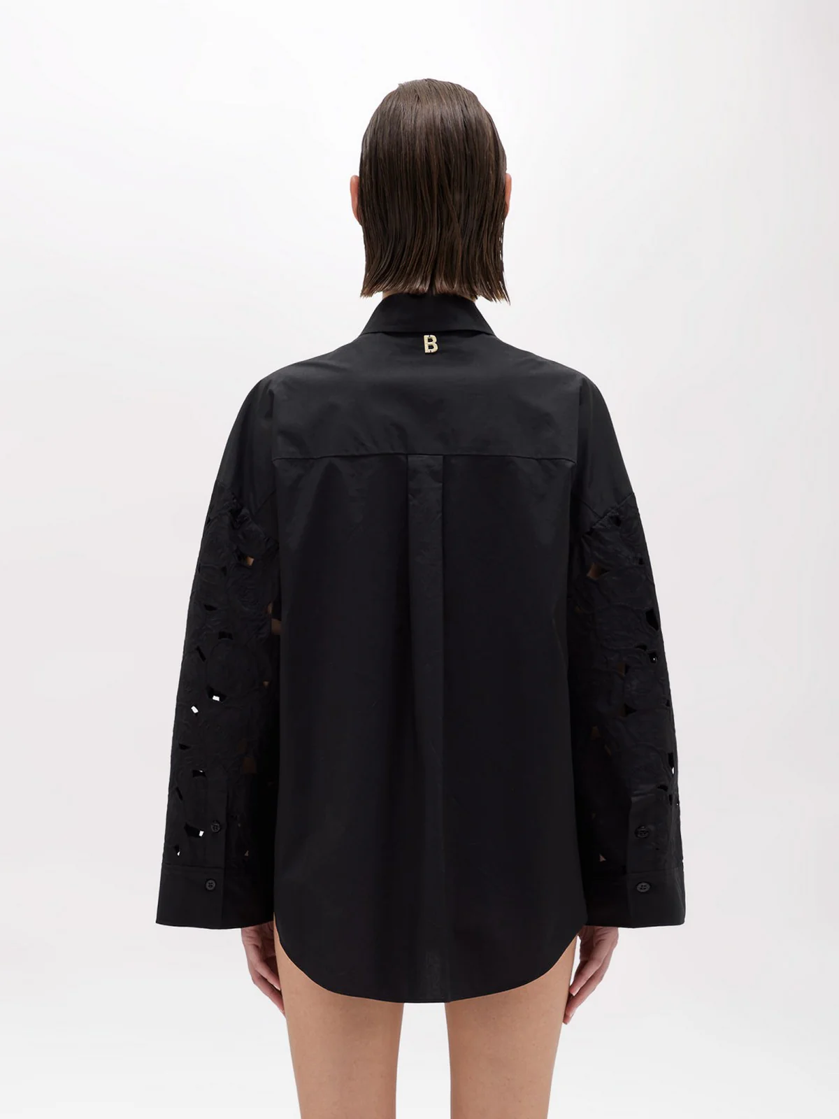 BLUGIRL Camicia Donna  RA5009TS246 22222 Nero - Image 4