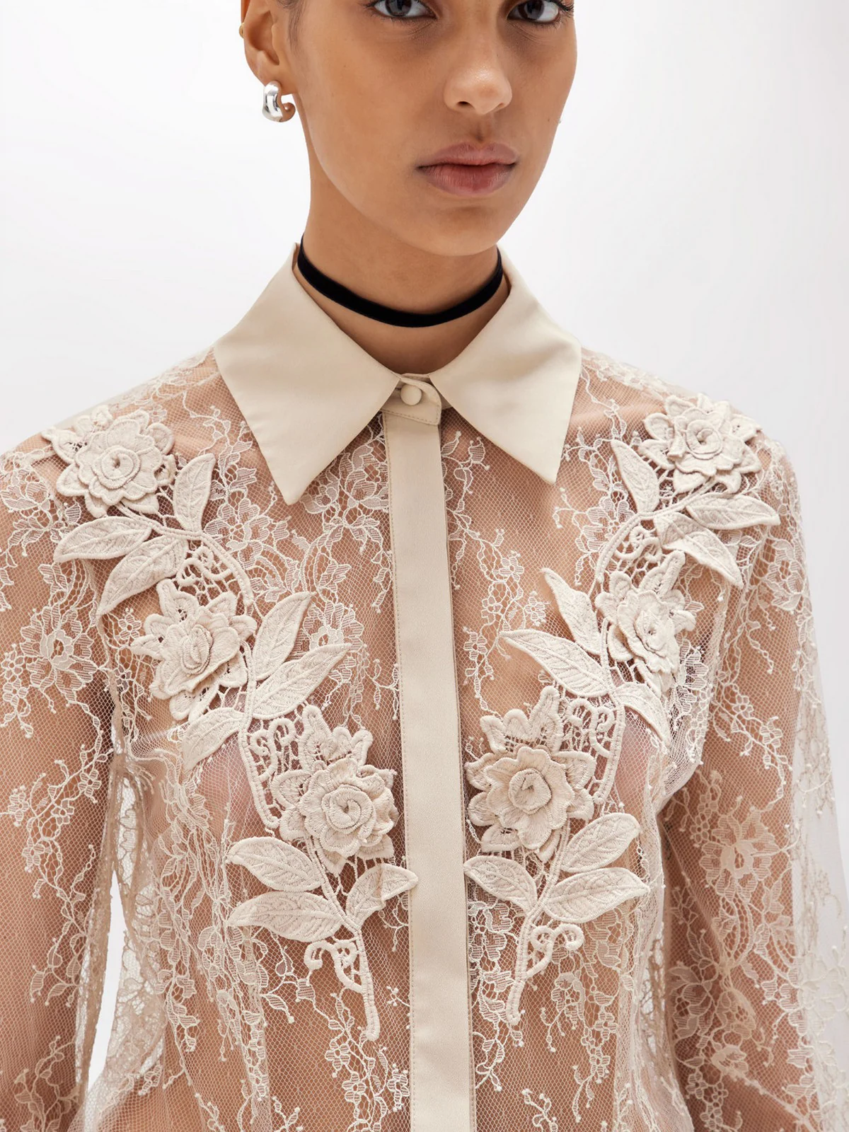BLUGIRL Camicia Donna  RA5113J4881 30907 Beige - Image 5