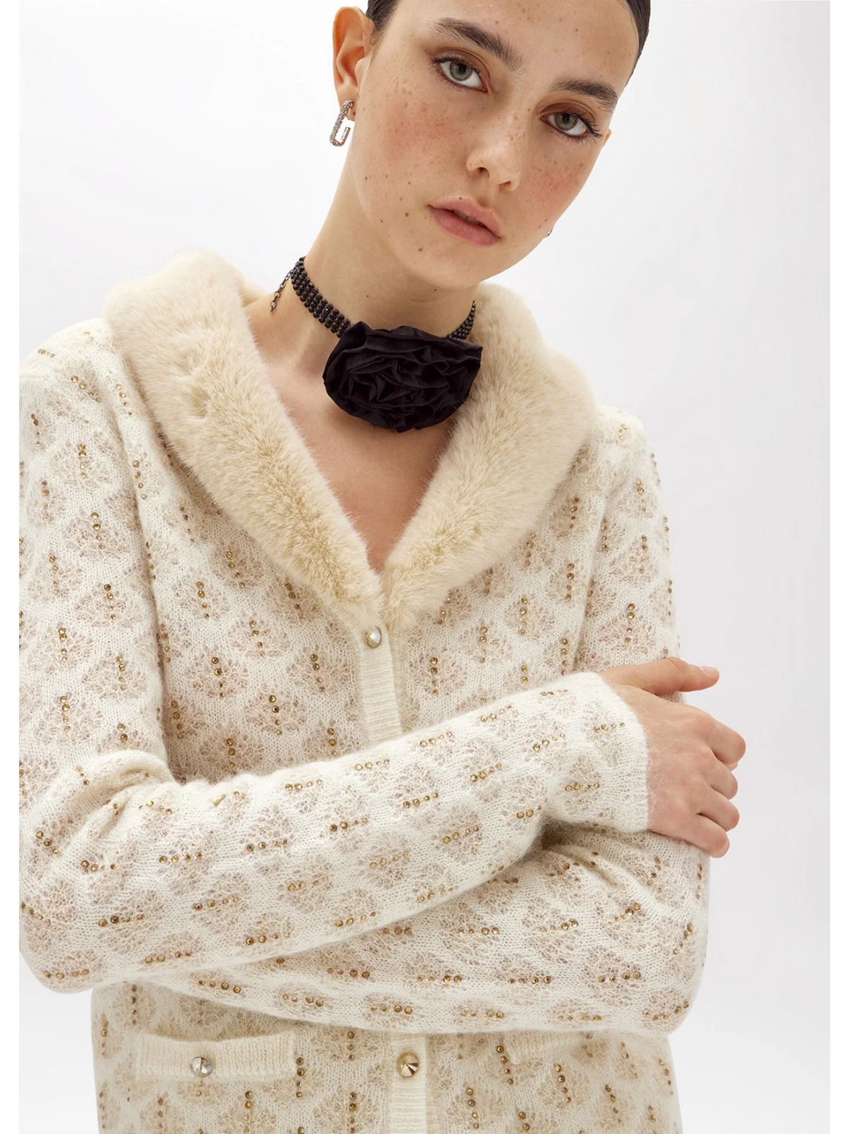 BLUGIRL Cardigan Donna  RF4105MA96O C3469 Beige - Image 2