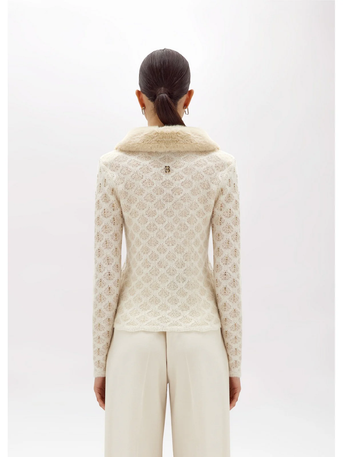 BLUGIRL Cardigan Donna  RF4105MA96O C3469 Beige - Image 3