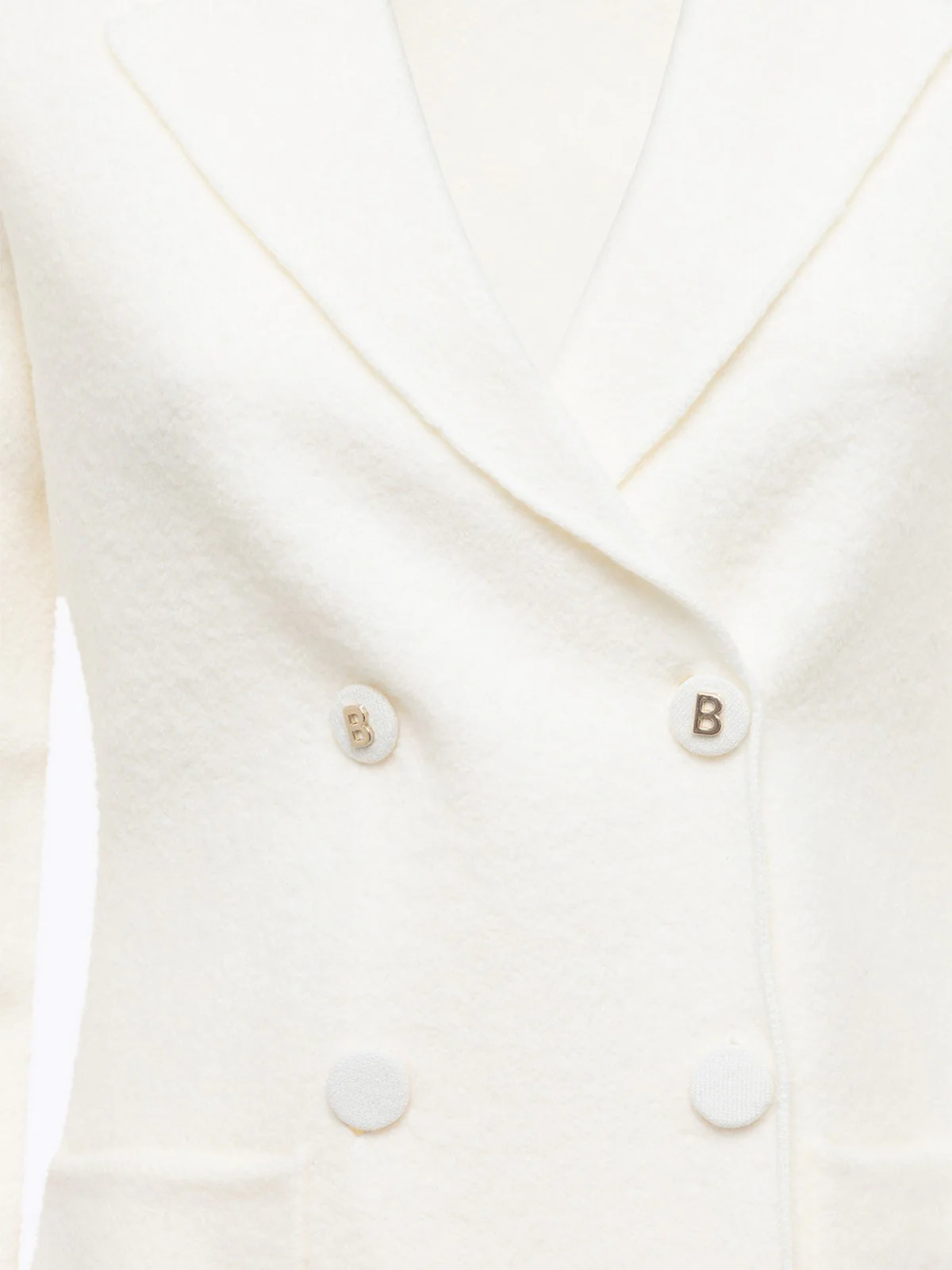 BLUGIRL Felpa Donna  RF5058MA07R C3866 Chalk w/brooch - Image 3