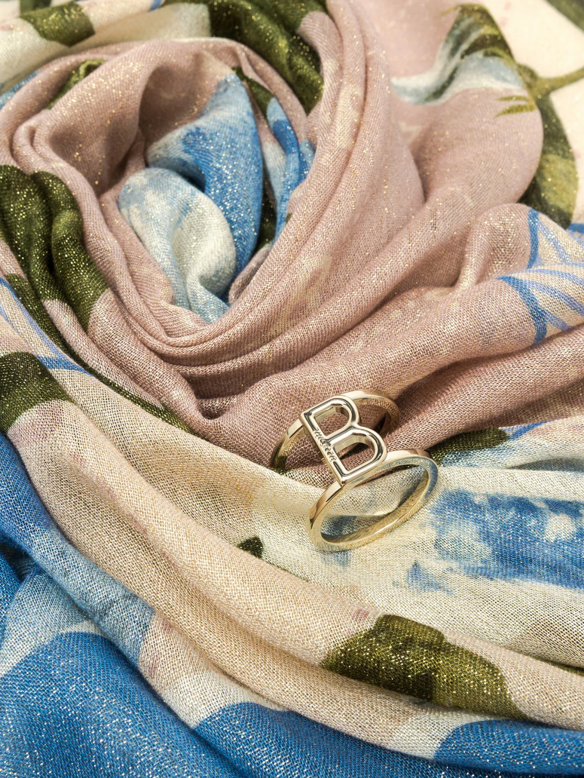 BLUGIRL Foulard Donna  PA5016T0300 M9423 Blu - Image 3