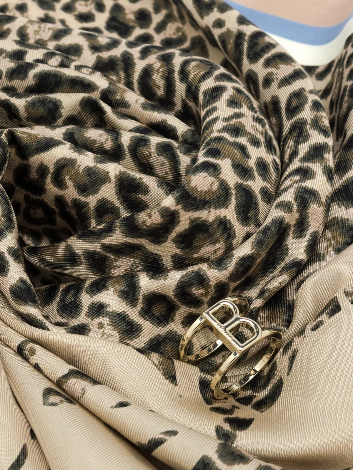 BLUGIRL Foulard Donna  PA5020T0300 M9429 Marrone - Image 3