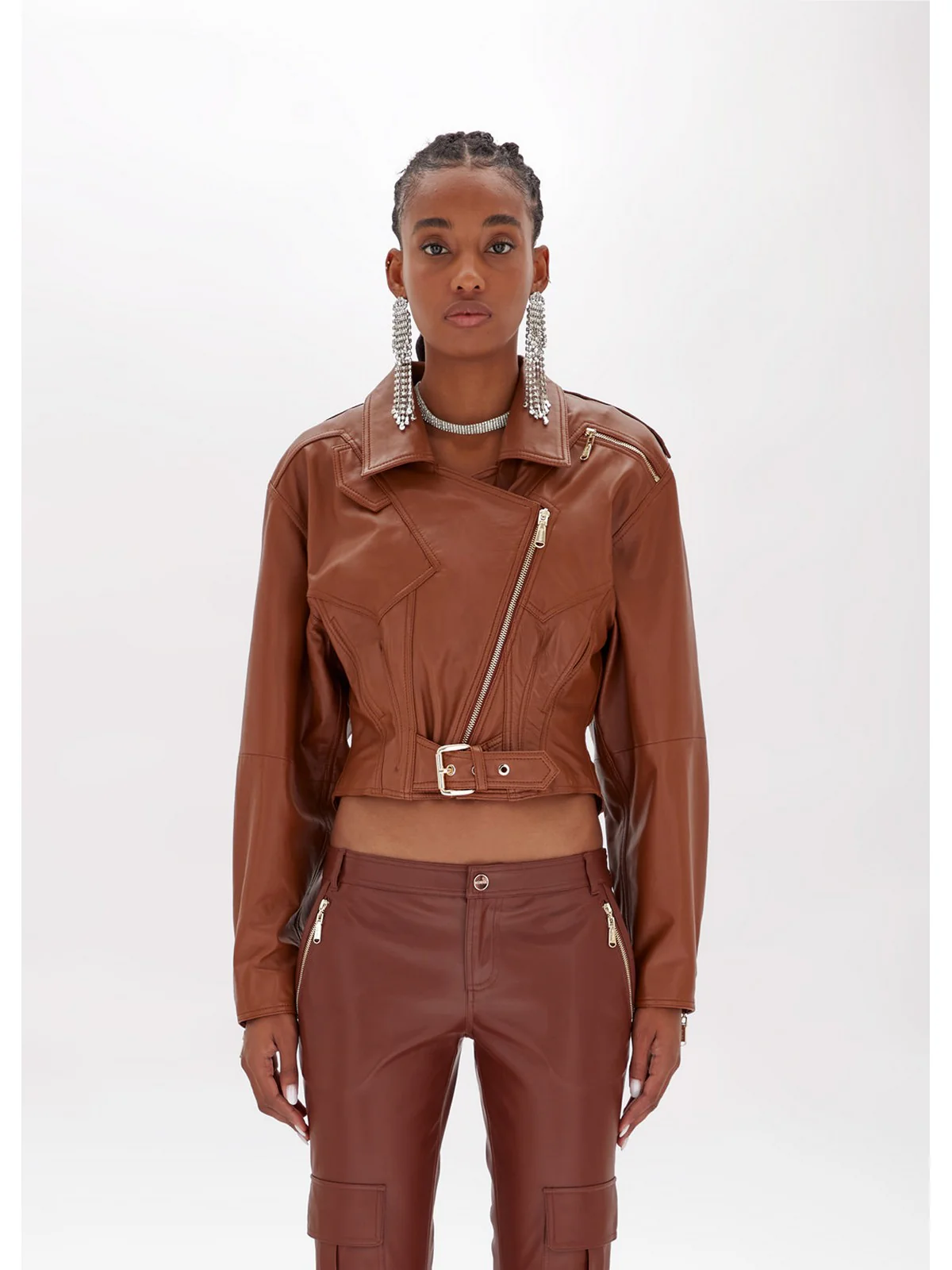 BLUGIRL Giubbino Donna  RA4066P0356 71142 Marrone - Image 3