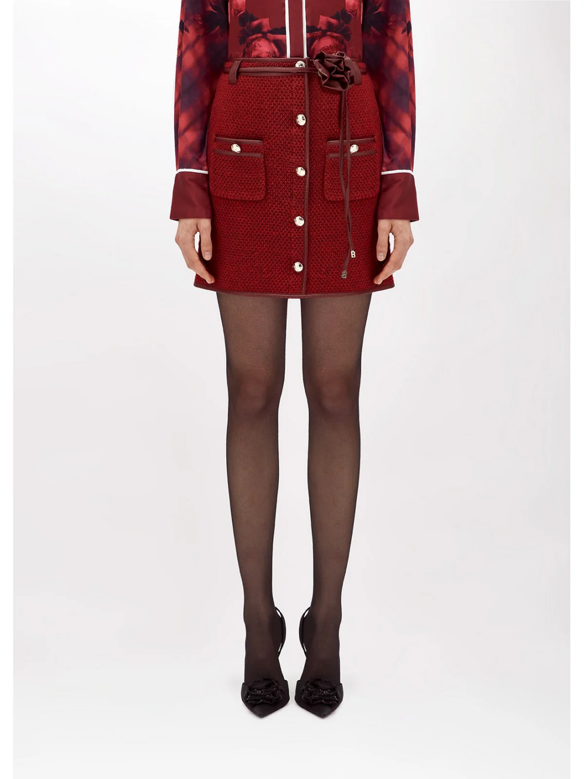 BLUGIRL Gonna Donna RF4141MA95O N9493 Rosso - Image 4