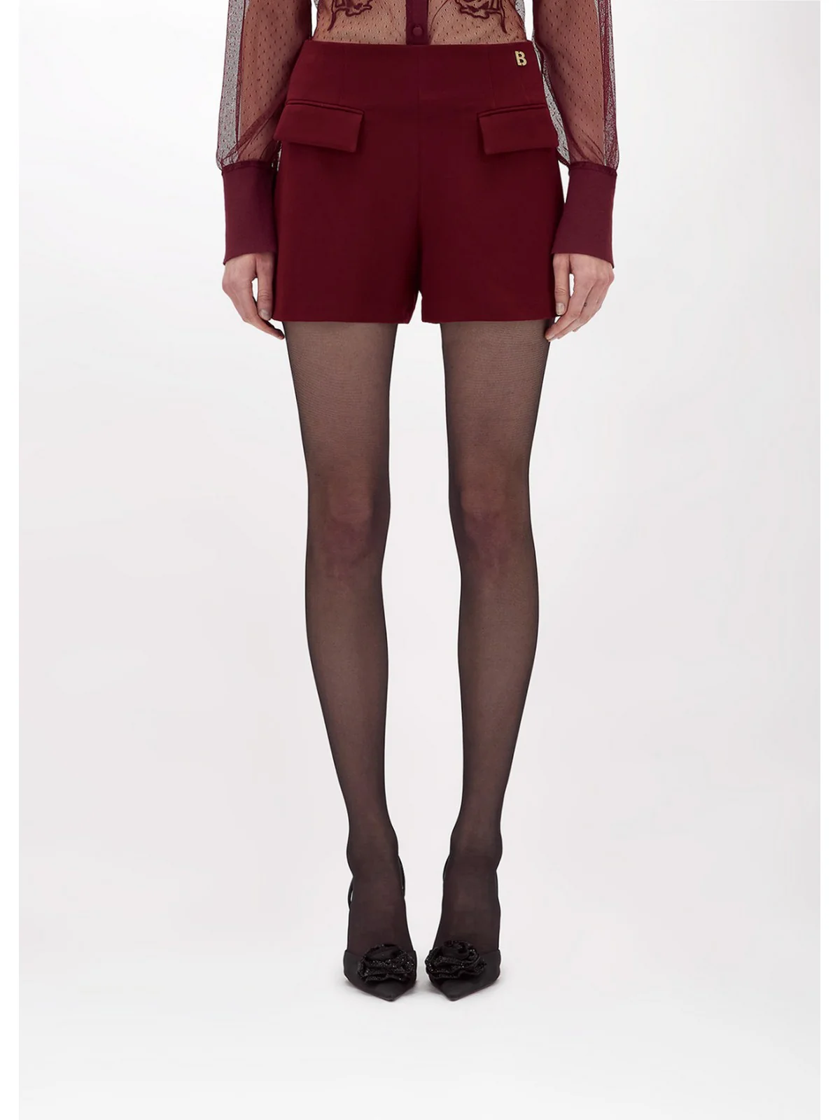 BLUGIRL Pantaloncino Donna  RF4063T3190 91725 Rosso - Image 2