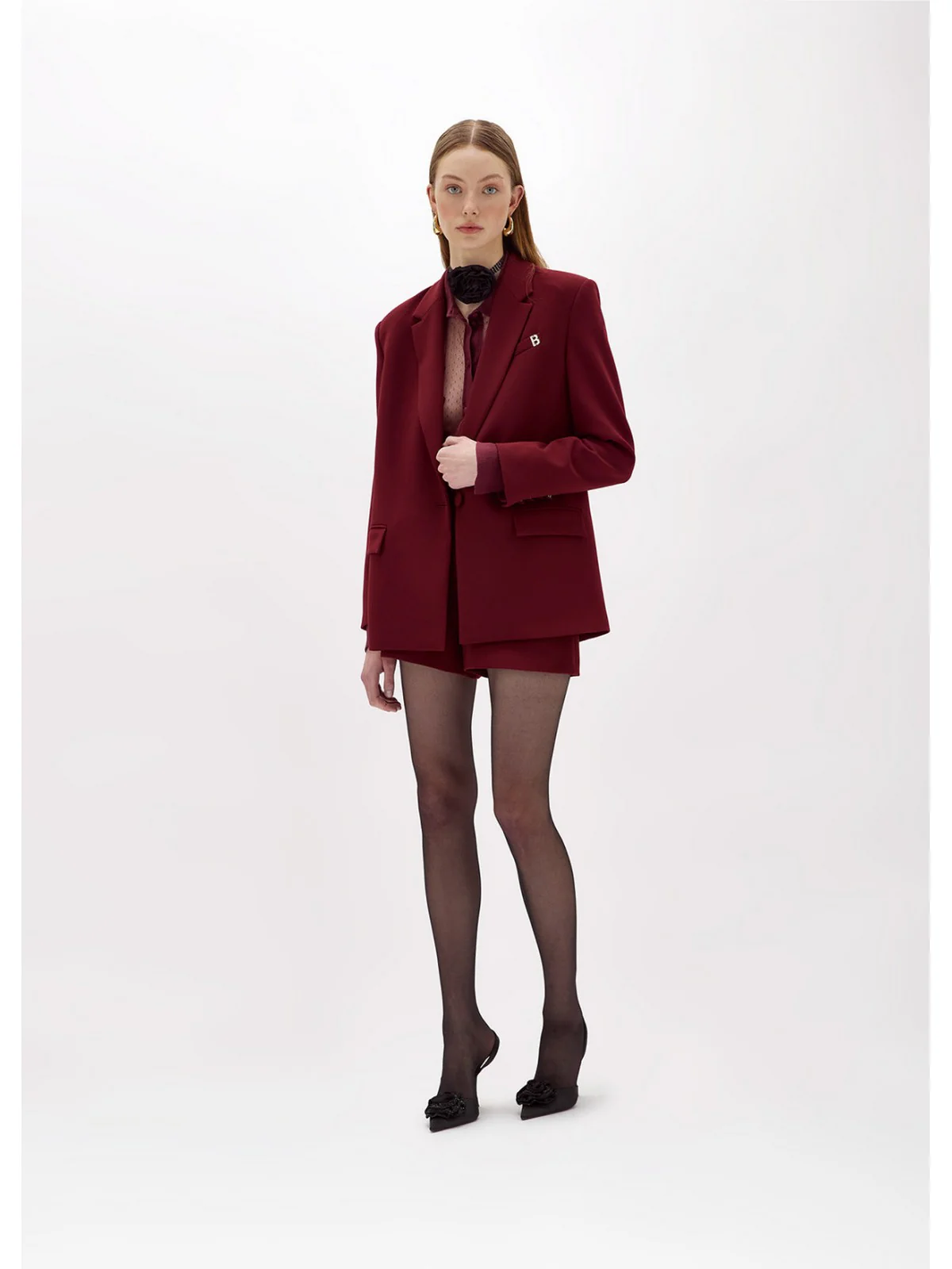 BLUGIRL Pantaloncino Donna  RF4063T3190 91725 Rosso - Image 5