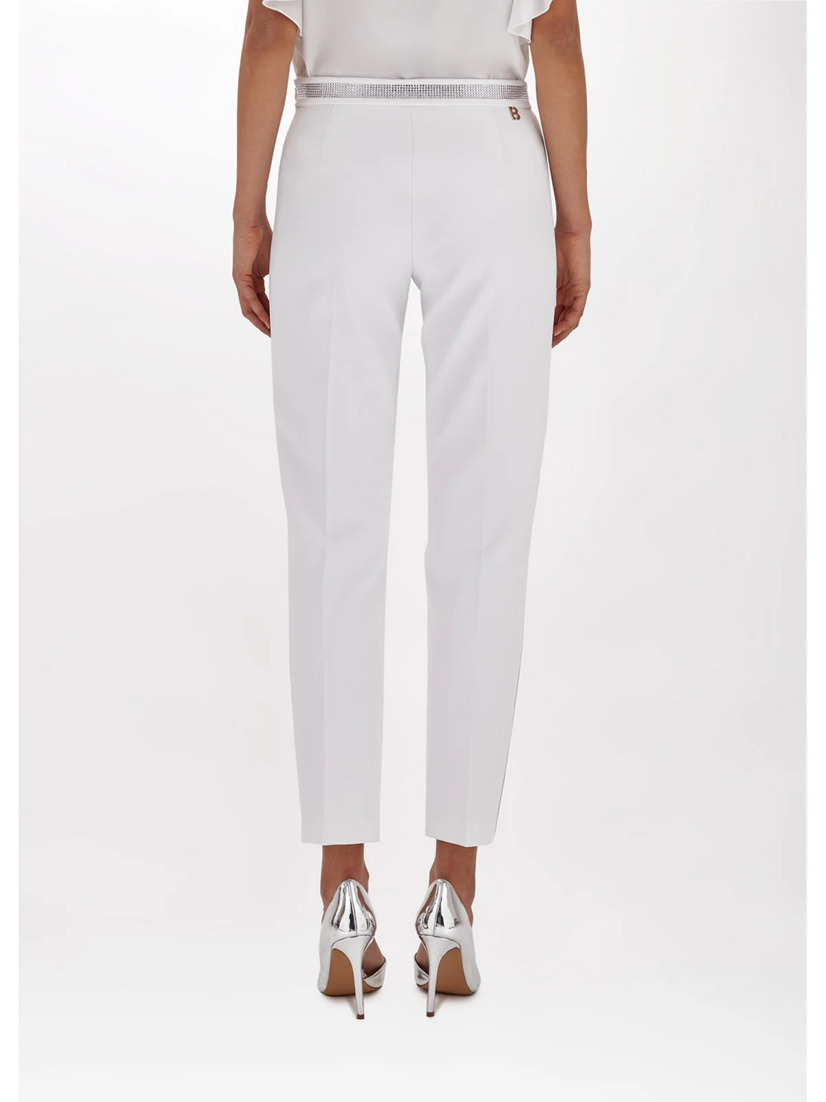 BLUGIRL Pantalone Donna  RA4109T3191 14300 Bianco - Image 2