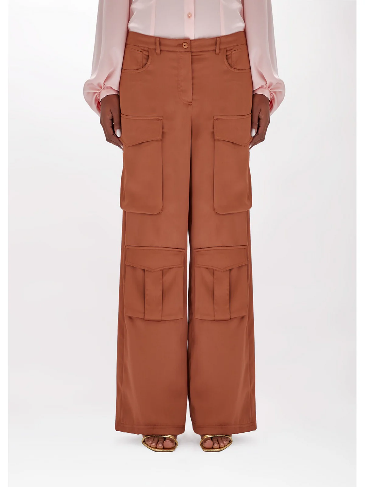 BLUGIRL Pantalone Donna  RA4113TS048 71142 Marrone - Image 2