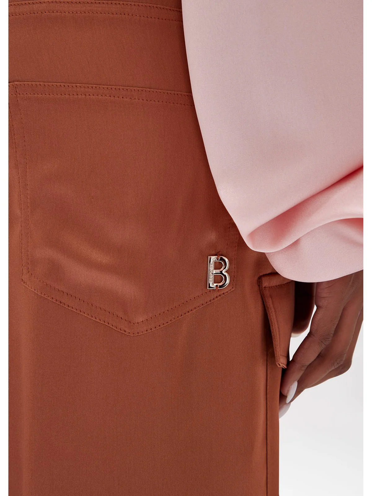 BLUGIRL Pantalone Donna  RA4113TS048 71142 Marrone - Image 4