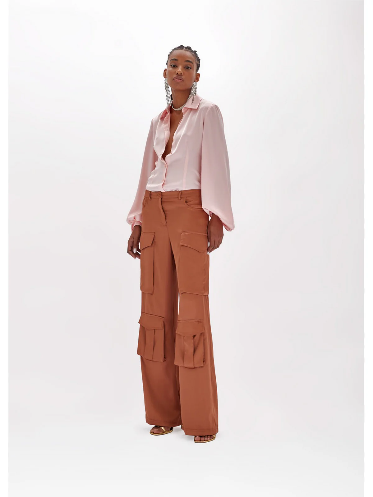 BLUGIRL Pantalone Donna  RA4113TS048 71142 Marrone - Image 5