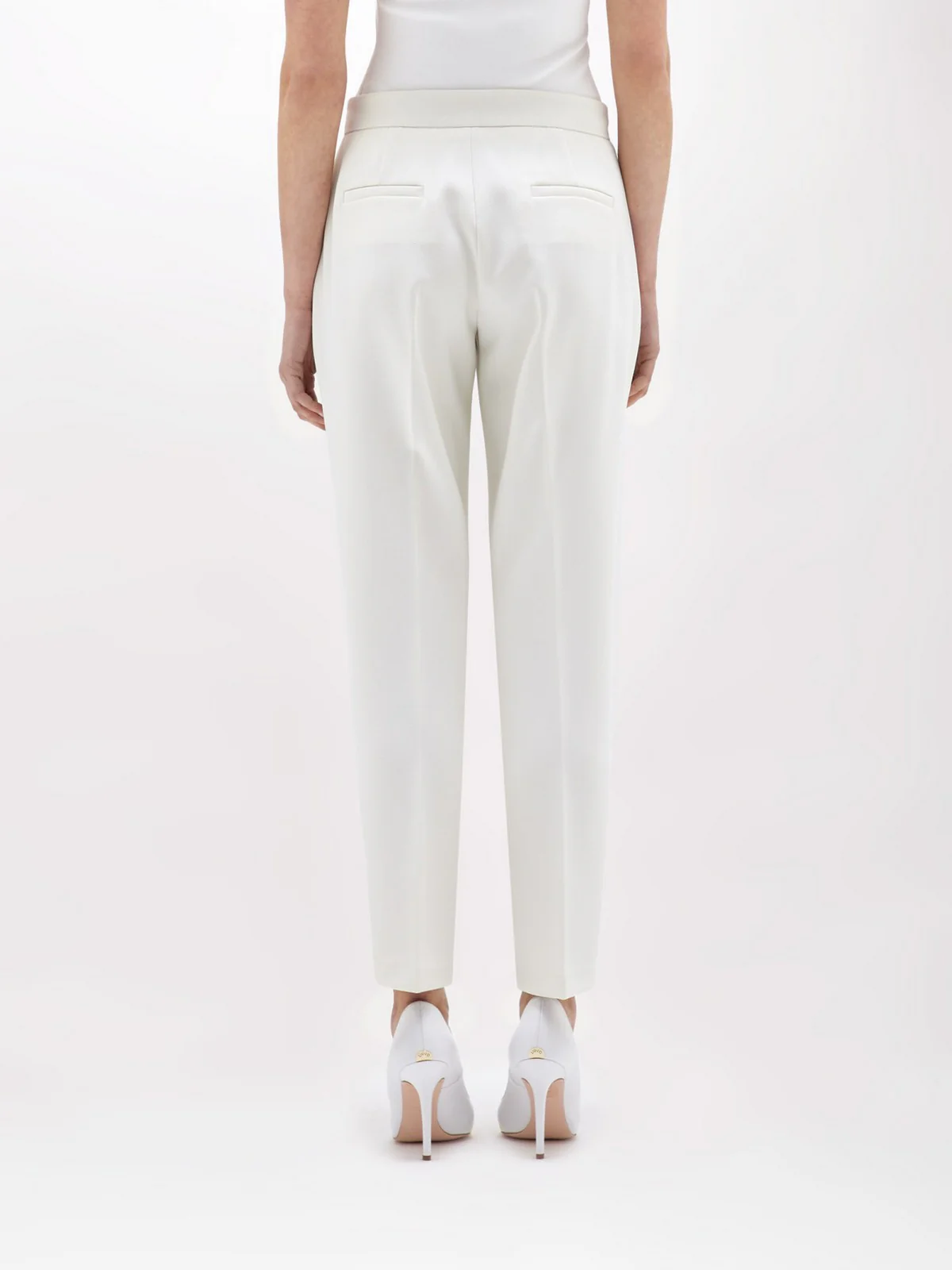 BLUGIRL Pantalone Donna  RA5155T2968 10103 Bianco - Image 4