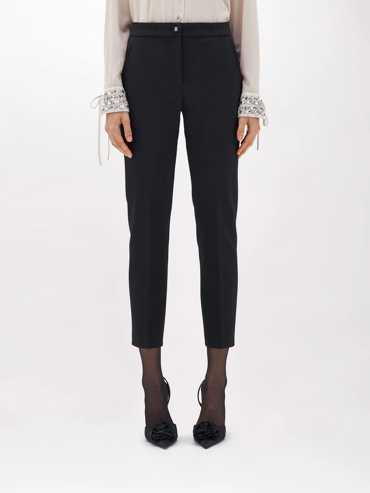 BLUGIRL Pantalone Donna  RA5155T2968 22222 Nero - Image 2
