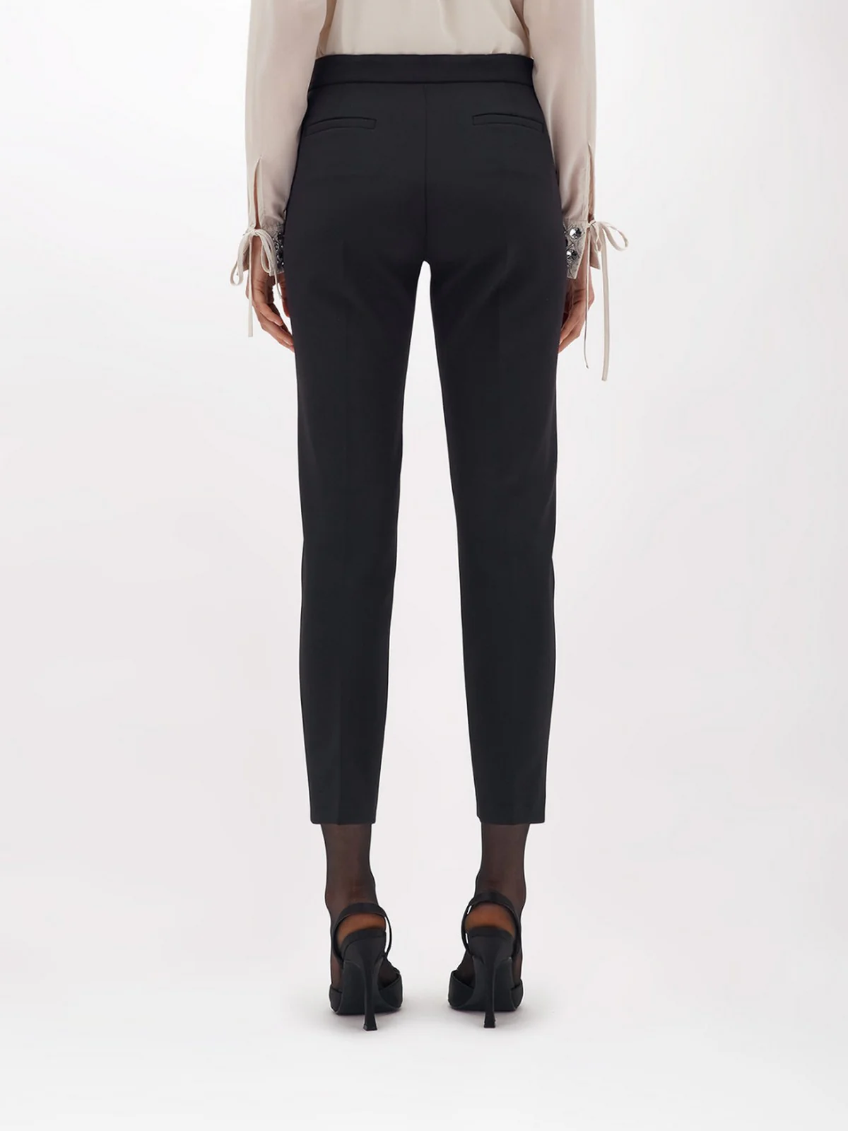 BLUGIRL Pantalone Donna  RA5155T2968 22222 Nero - Image 3