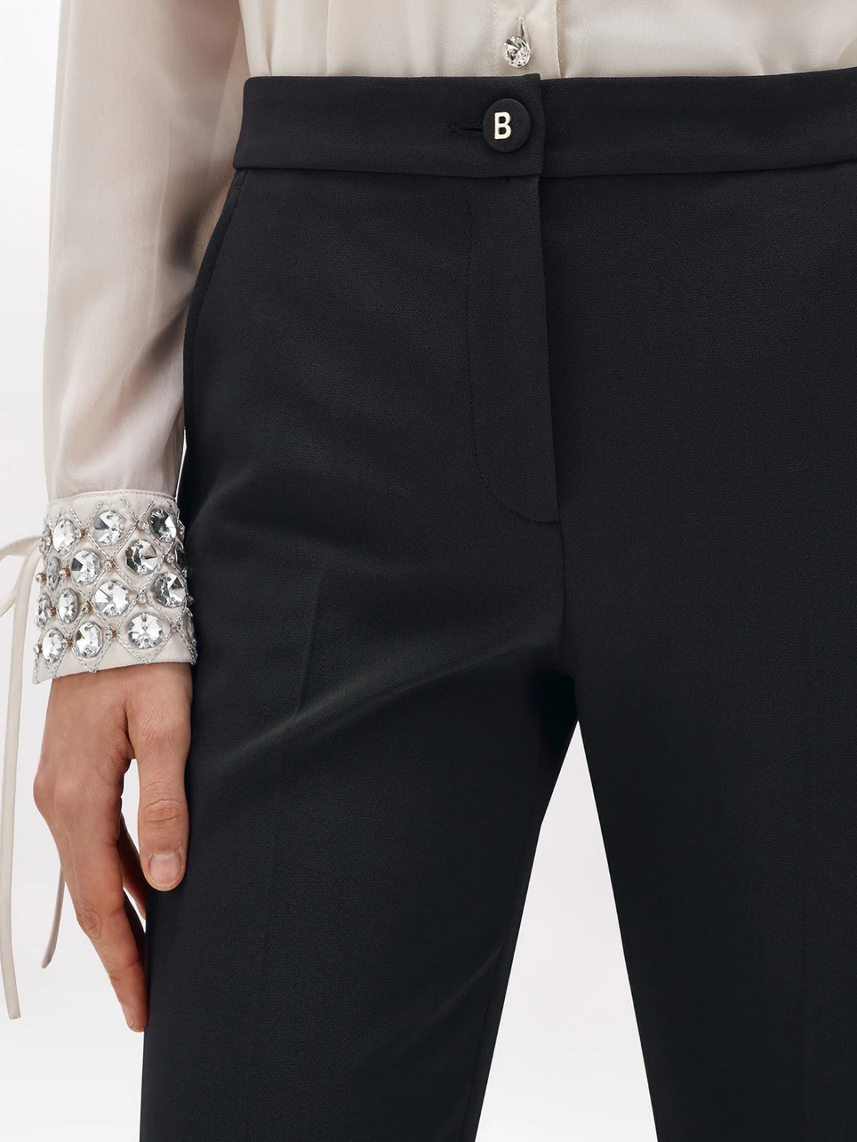 BLUGIRL Pantalone Donna  RA5155T2968 22222 Nero - Image 4
