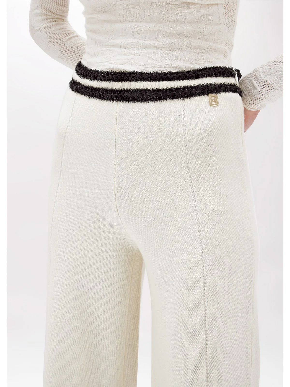 BLUGIRL Pantalone Donna  RF4153MA28O C3556 Beige - Image 2