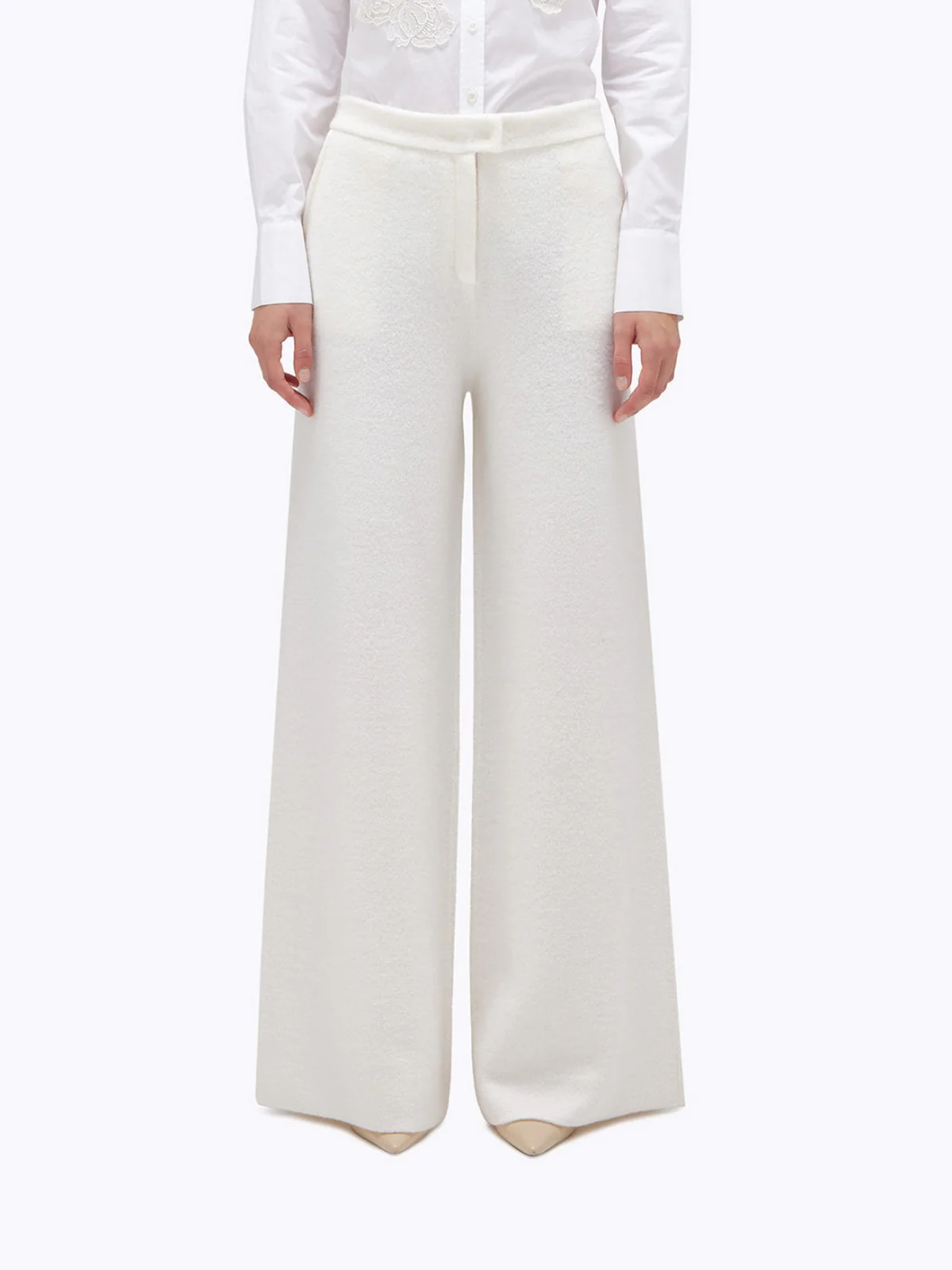 BLUGIRL Pantalone Donna  RF5051MA07R 14300 CHALK - Image 3