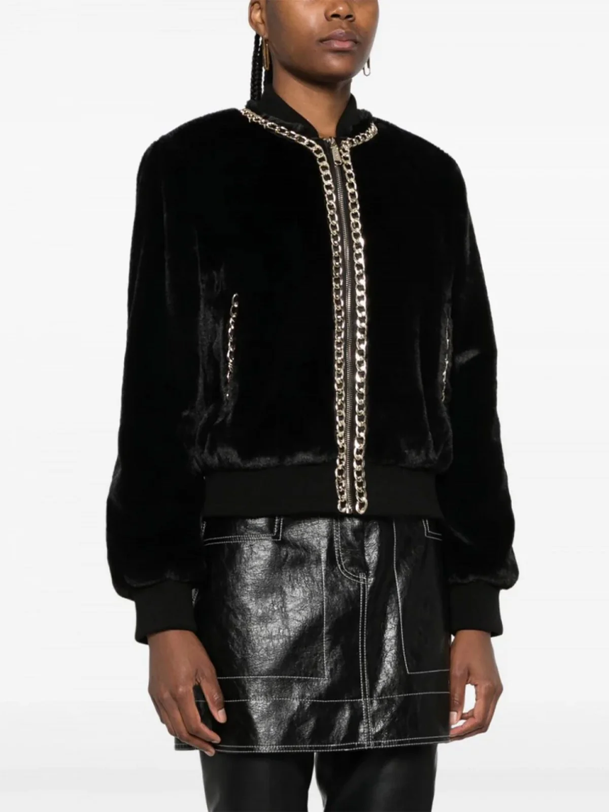 BLUGIRL Pelliccia Donna  RF3044E0821 22222 Nero - Image 3