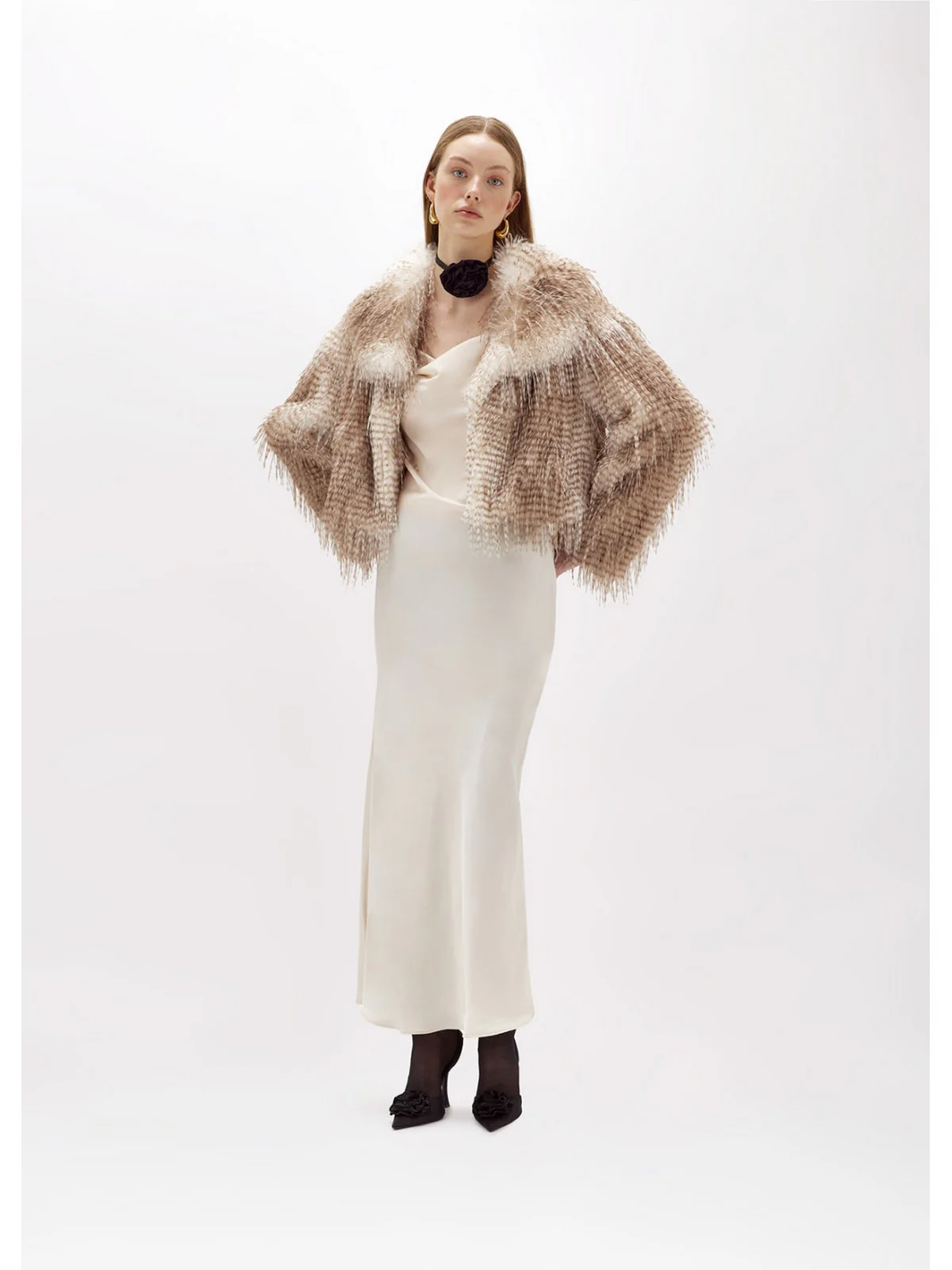 BLUGIRL Pelliccia Donna  RF4168E0913 00005 Beige - Image 4