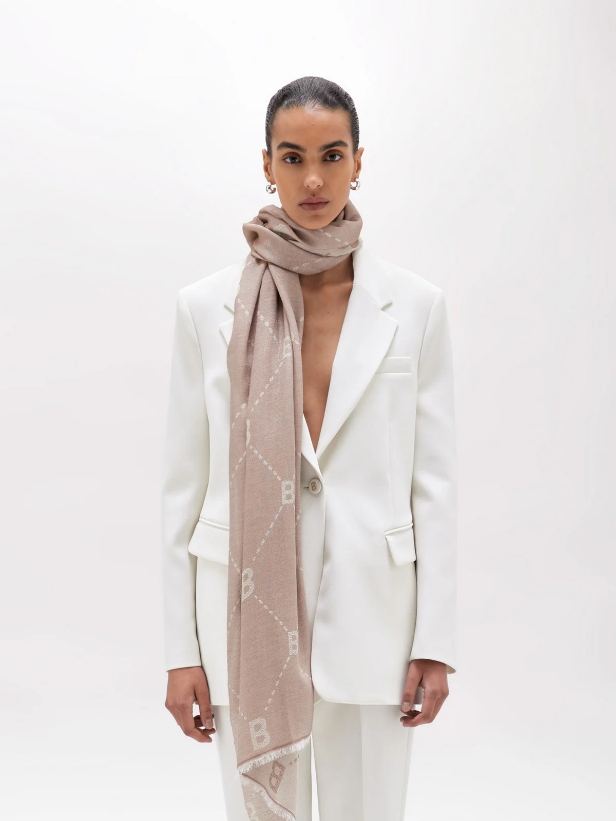 BLUGIRL Stola Donna PA5005T0300 30907 Beige - Image 5