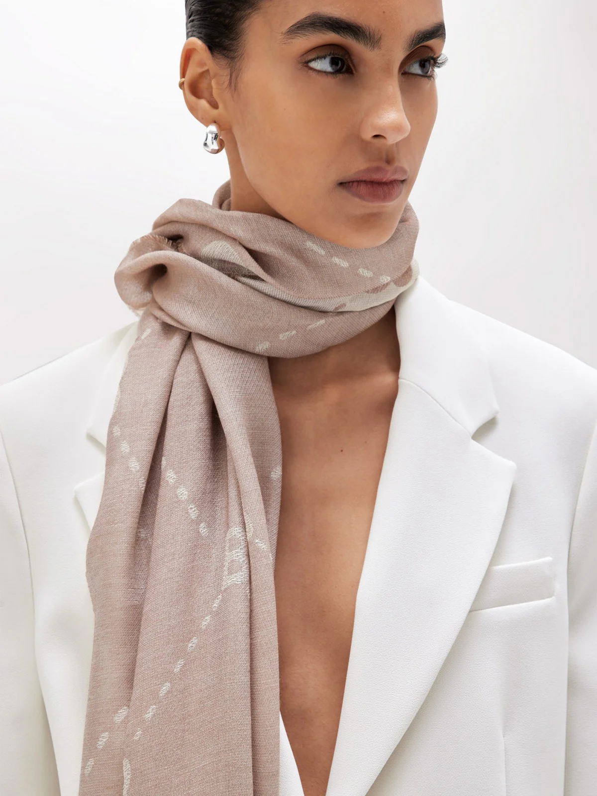 BLUGIRL Stola Donna PA5005T0300 30907 Beige - Image 6