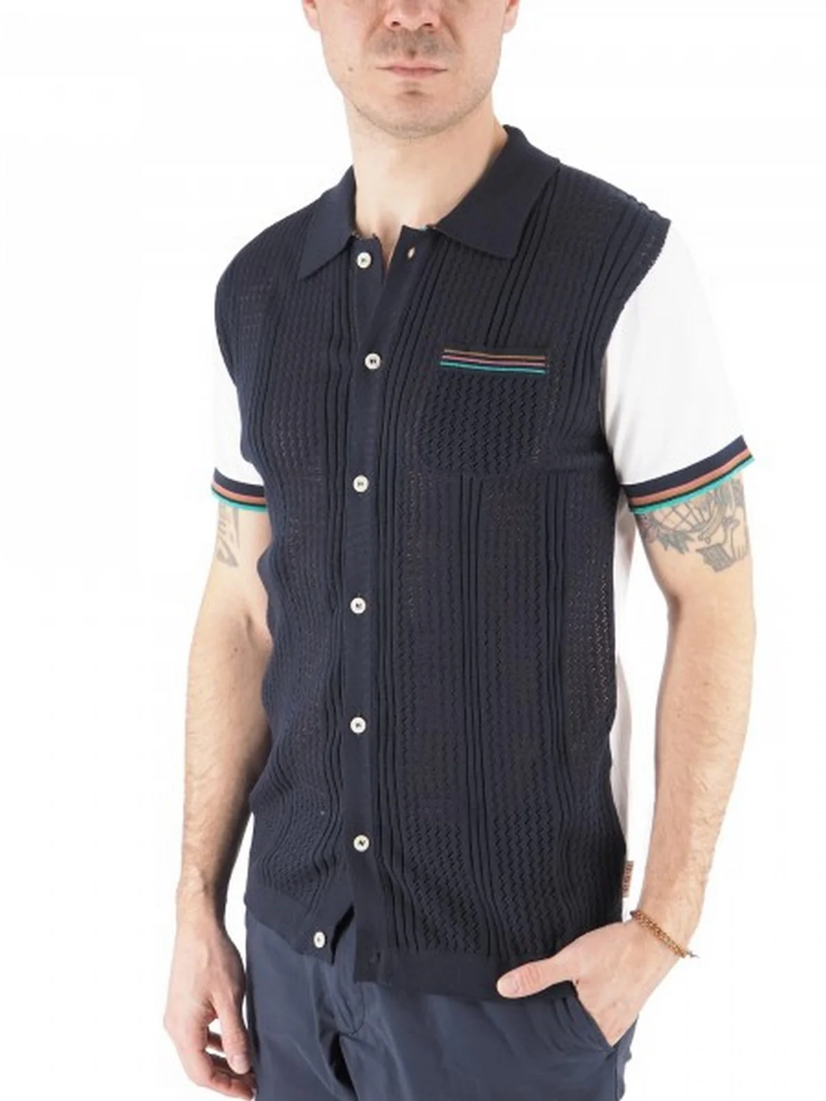 BOB Camicia Uomo AN/P25RIK UNICA B Blu - Image 2
